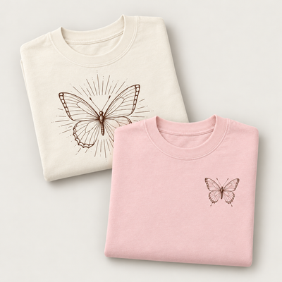 Vintage & Line Art Butterflies