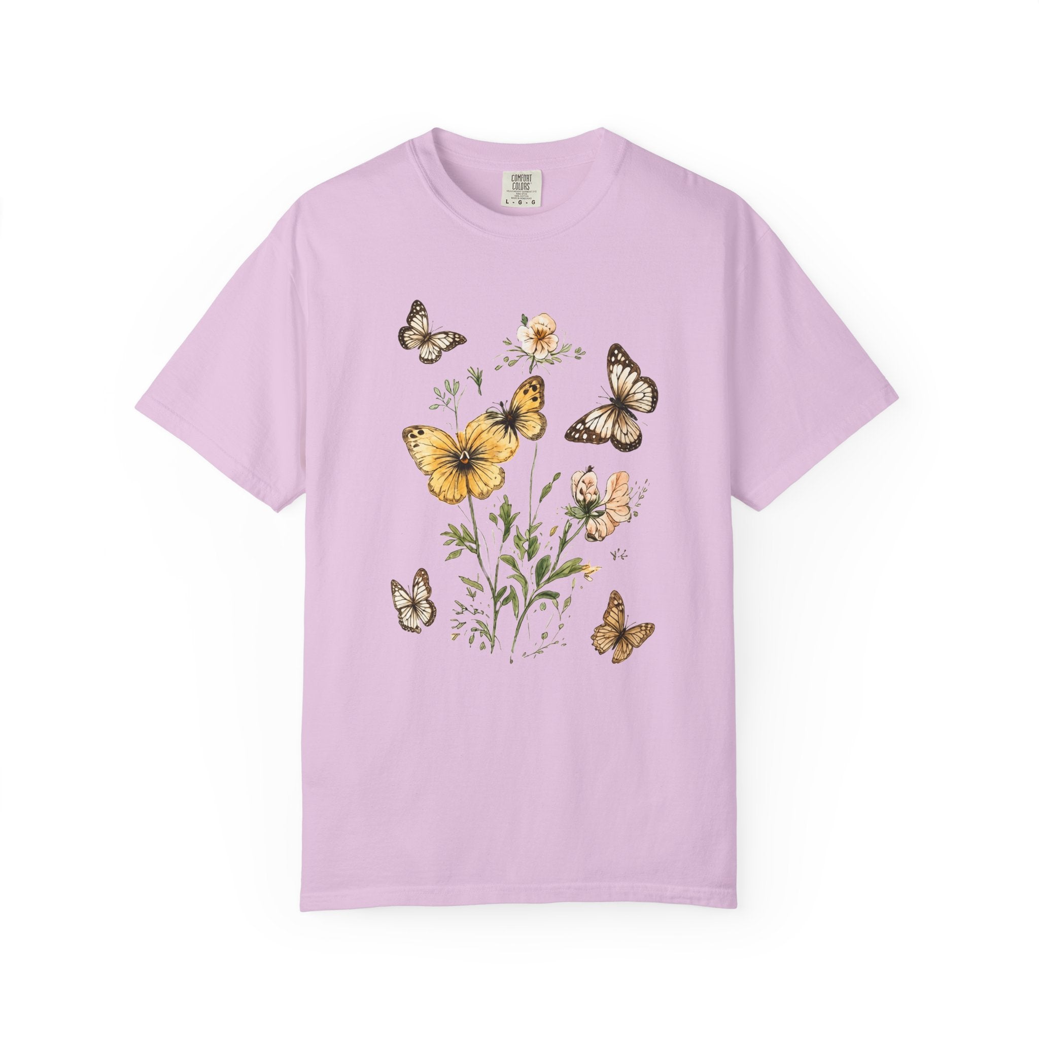 Watercolor Butterfly Garden Tee