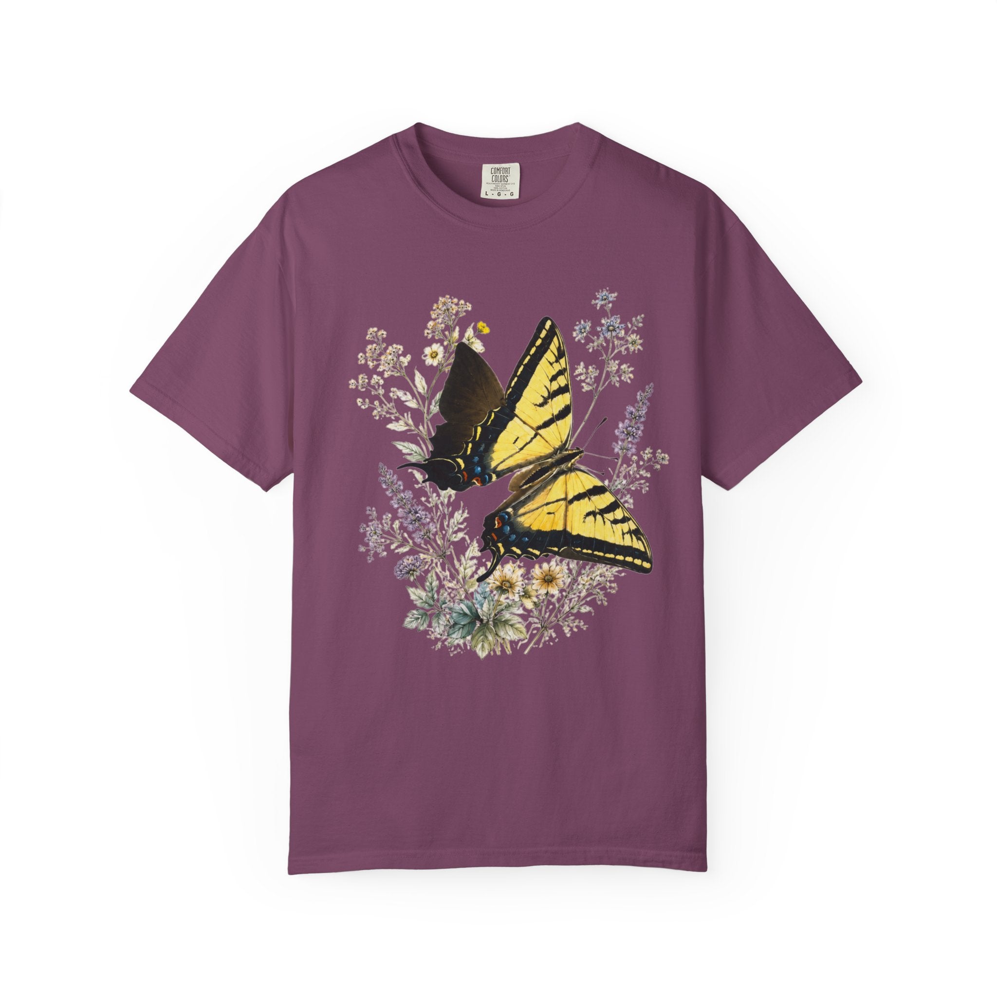 Swallowtail Butterfly - Botanical Wildflower Tee