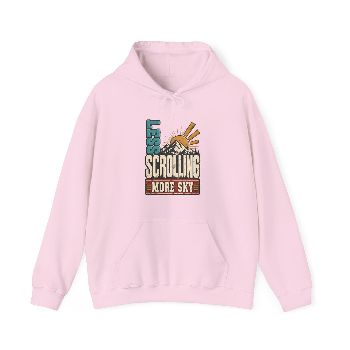 Less Scrolling More Sky Hooded Sweatshirt