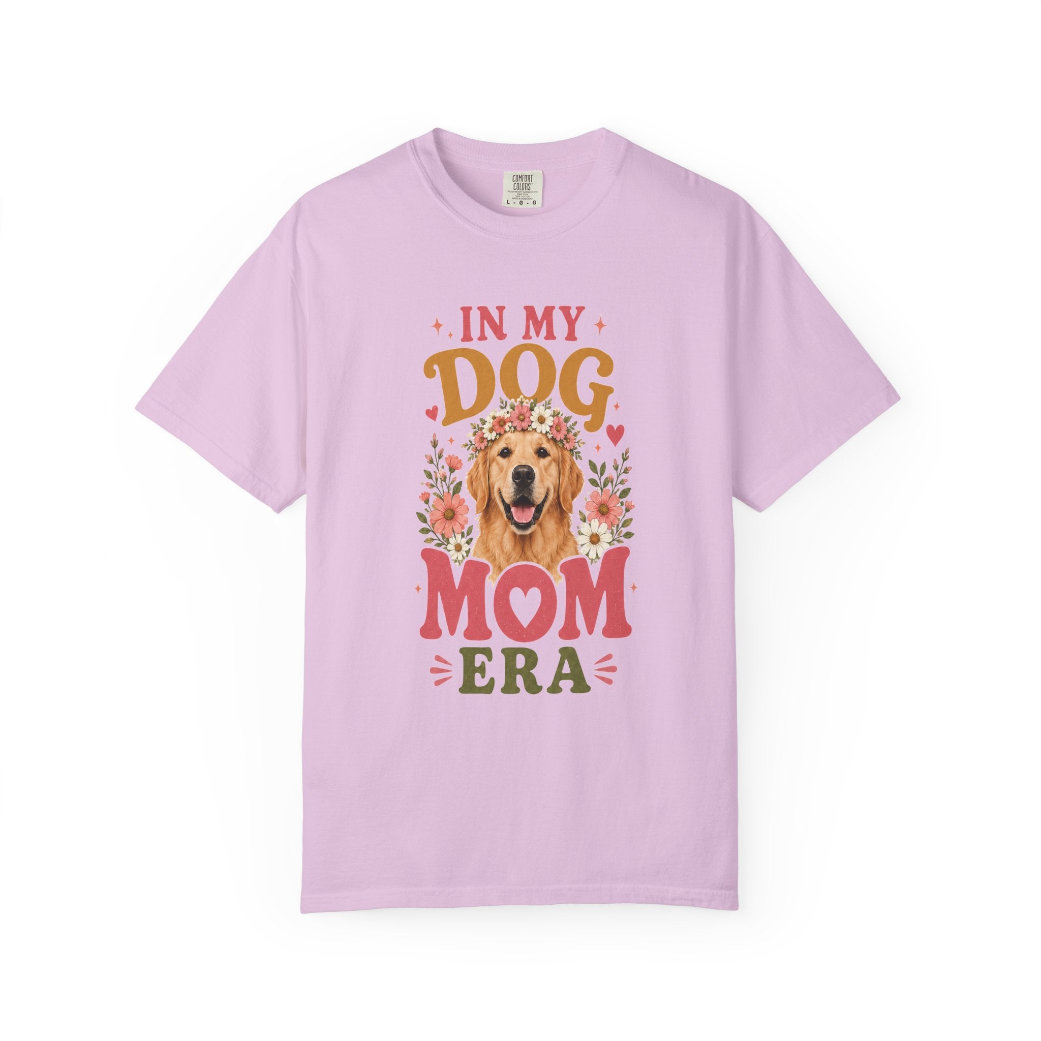 In My Dog Mom Era tee folded view
