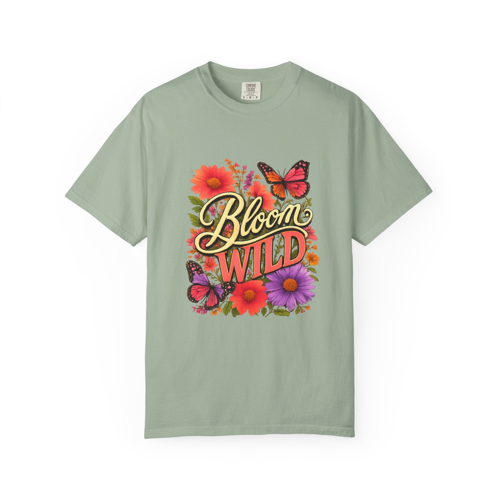 Bloom Wild - Vibrant Butterfly Wildflower Tee