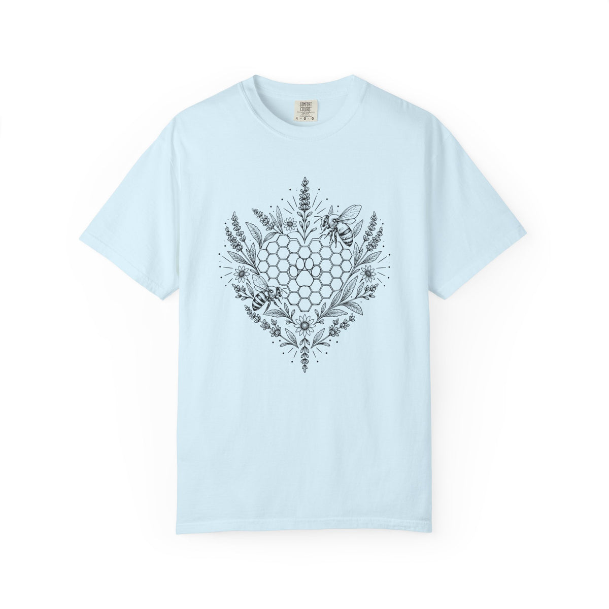 Bee Paw T-Shirt — Garment-Dyed Cotton