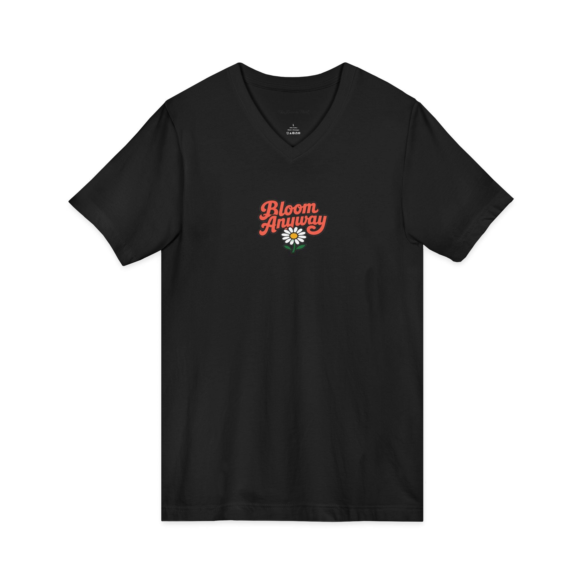 Bloom Anyway — V-Neck Tee