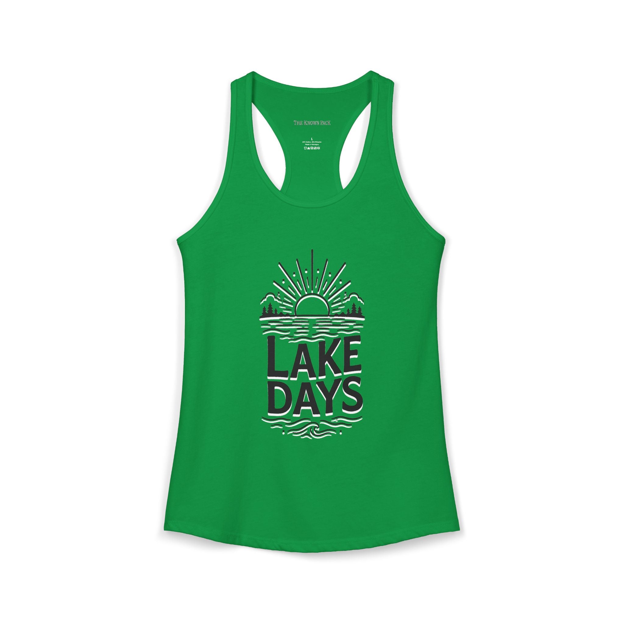 Lake Days — Women's Racerback Tank
