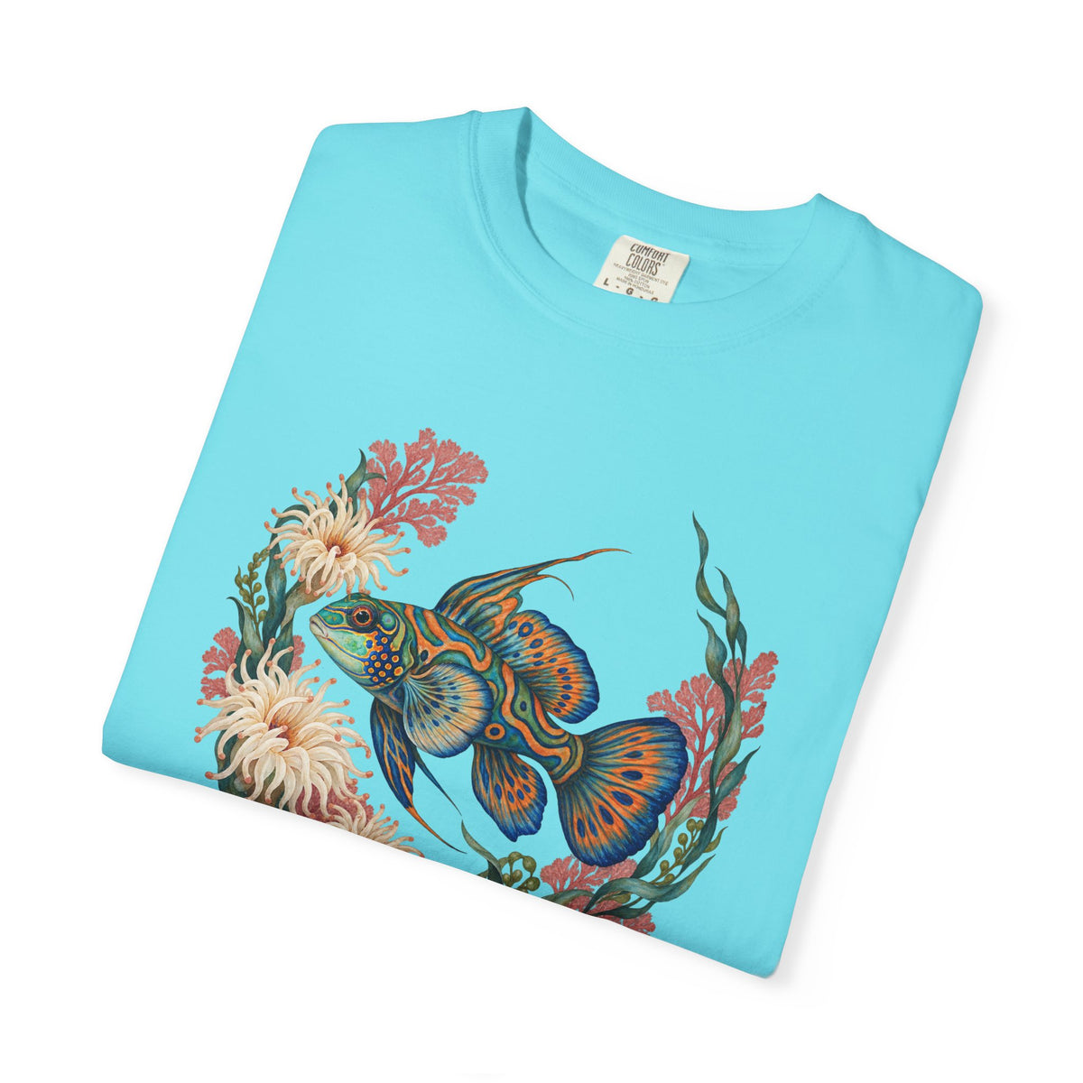 Reef Royalty — Blue & Orange Reef Fish T-Shirt