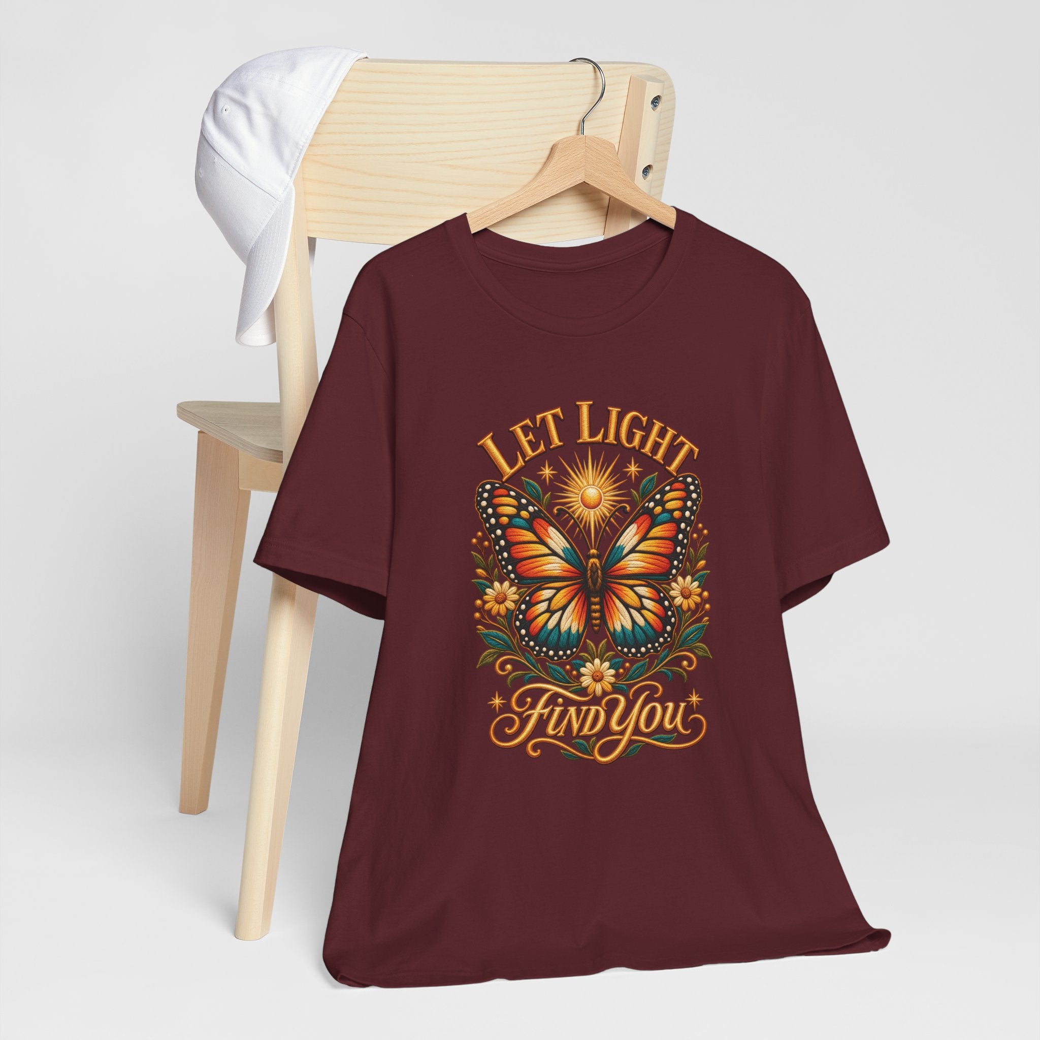 Let Light Find You T-Shirt — Garment-Dyed Cotton