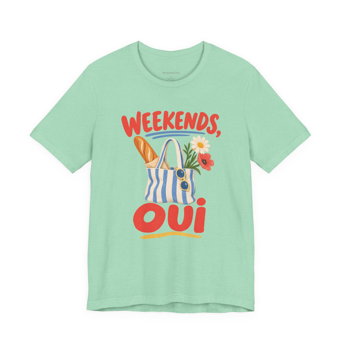 Weekend Oui French Quote T-Shirt
