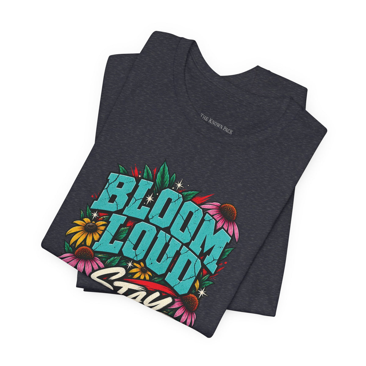 Bloom Loud Floral T-Shirt — Garment-Dyed Cotton