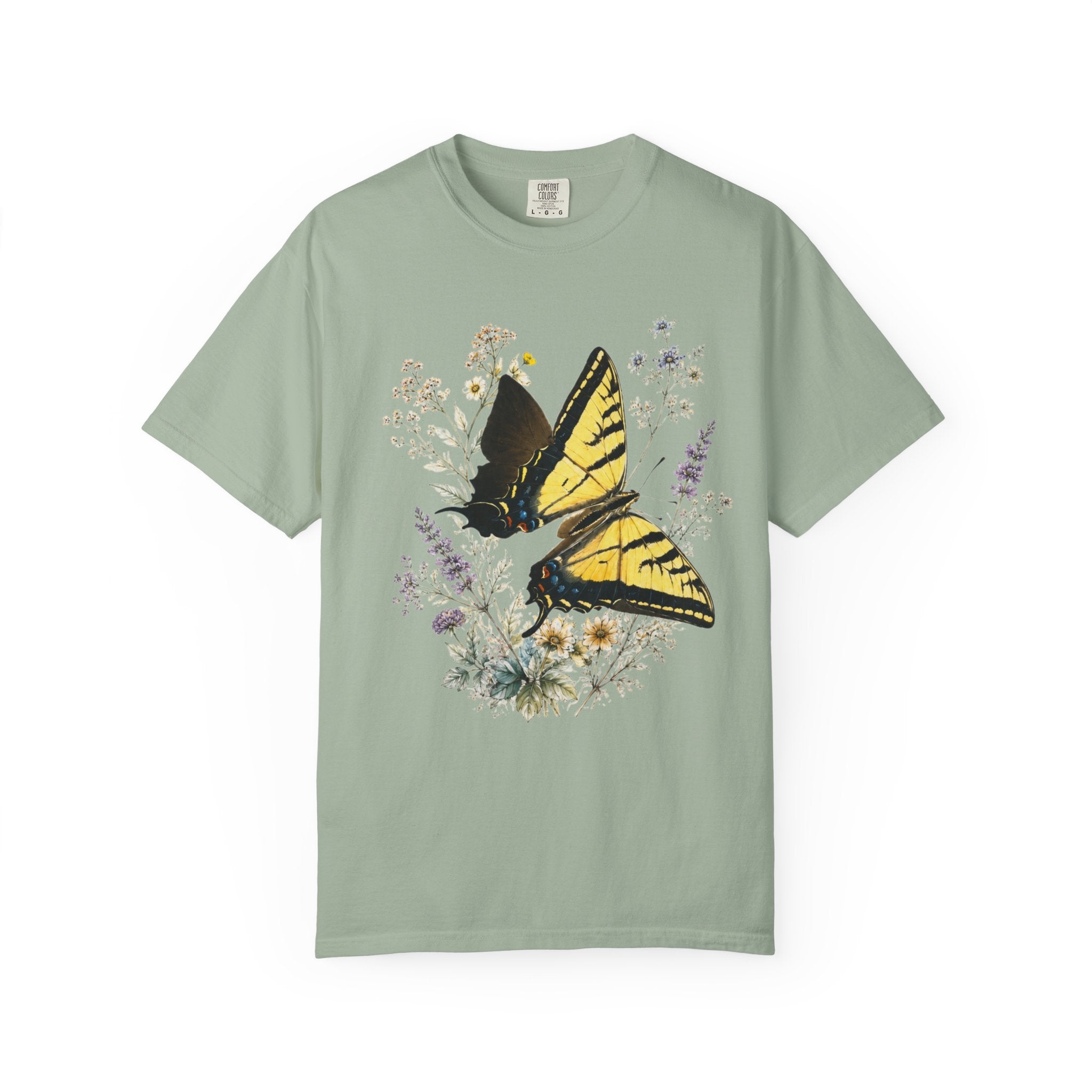 Swallowtail Butterfly - Botanical Wildflower Tee
