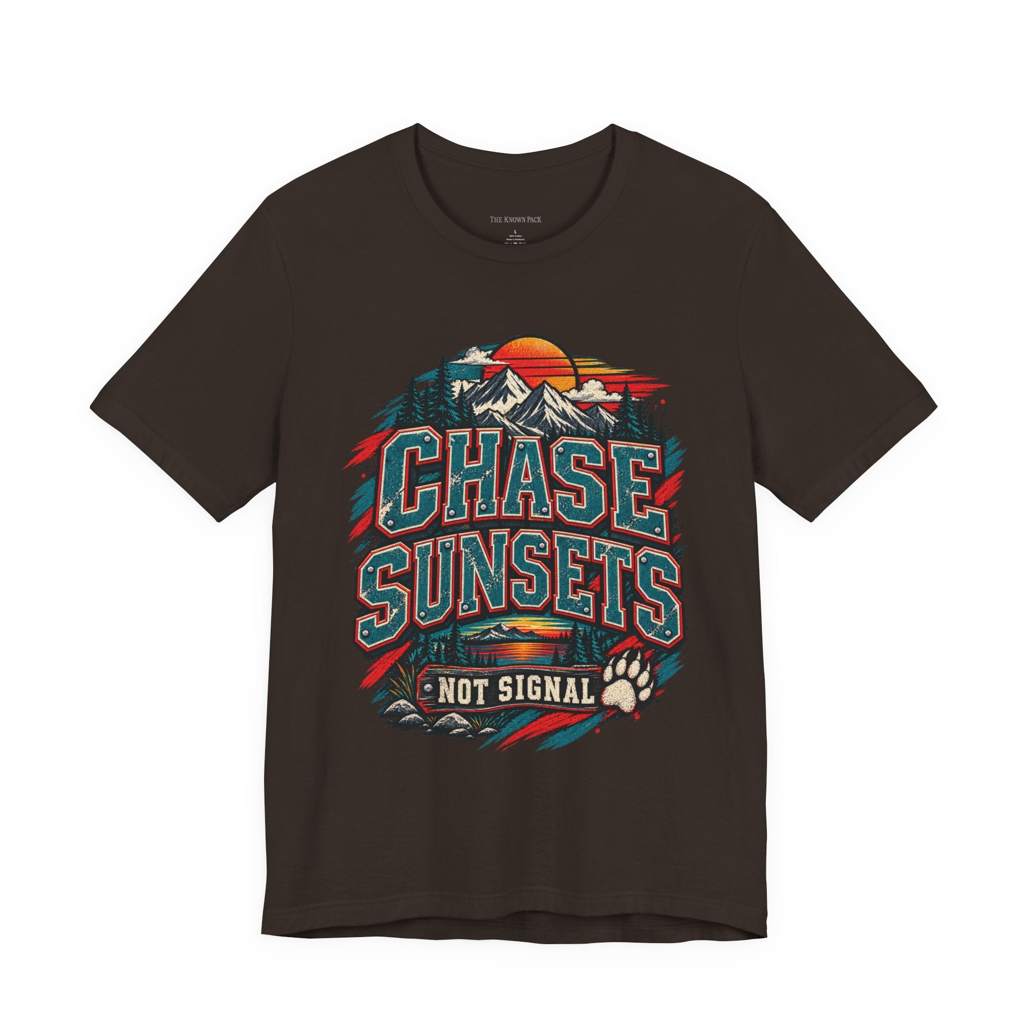 Chase Sunsets Not Signal T-Shirt