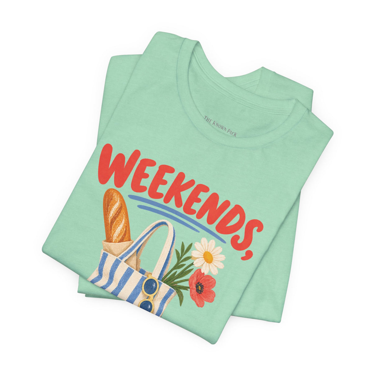 Weekend Oui French Quote T-Shirt