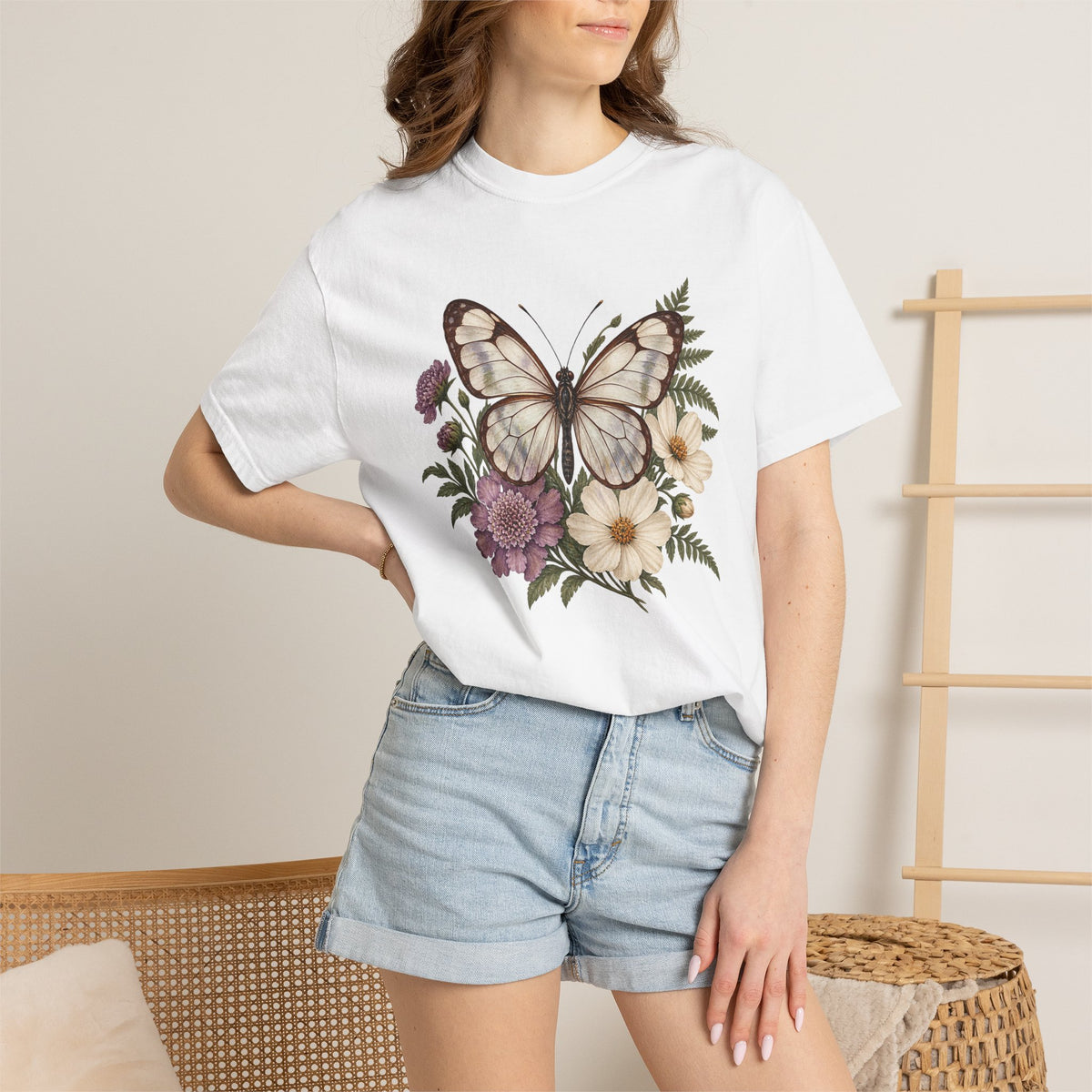 Butterfly Shirt — On Quiet Wings Botanical Tee