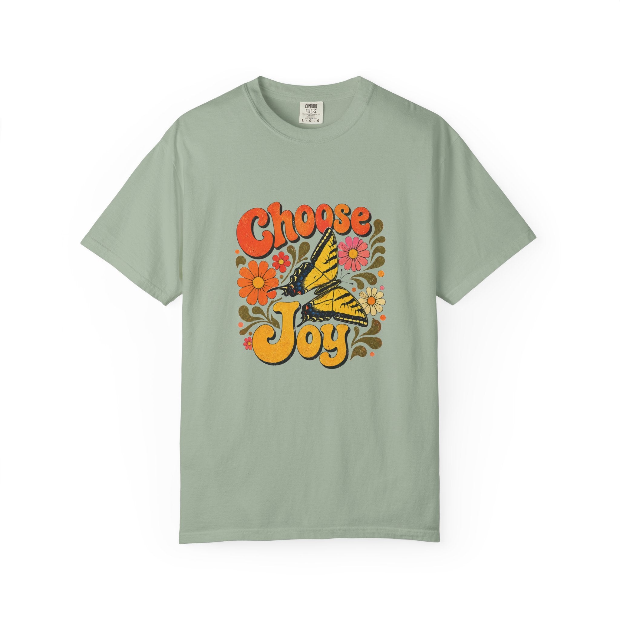 Choose Joy - Retro Butterfly Tee