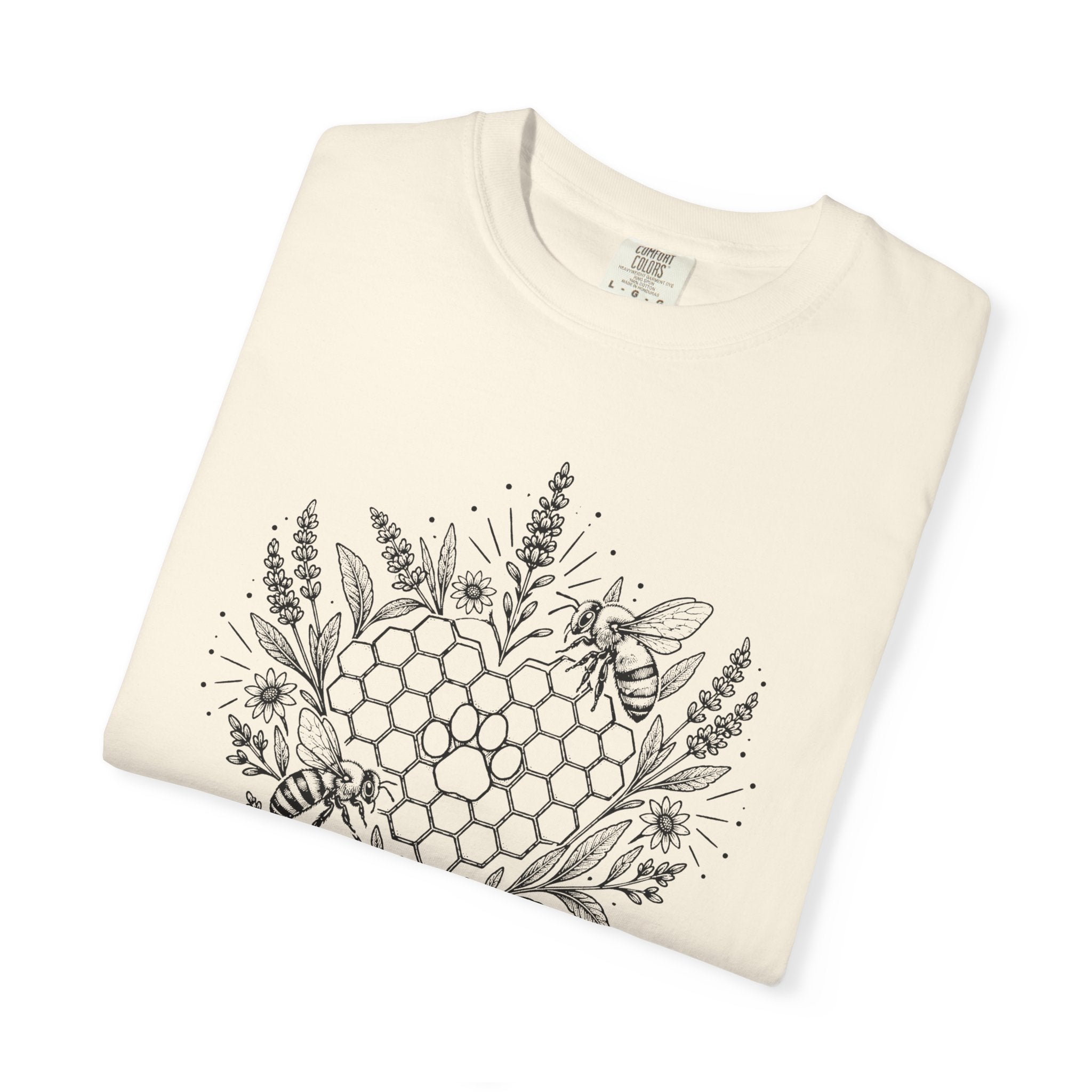 Bee Paw T-Shirt — Garment-Dyed Cotton