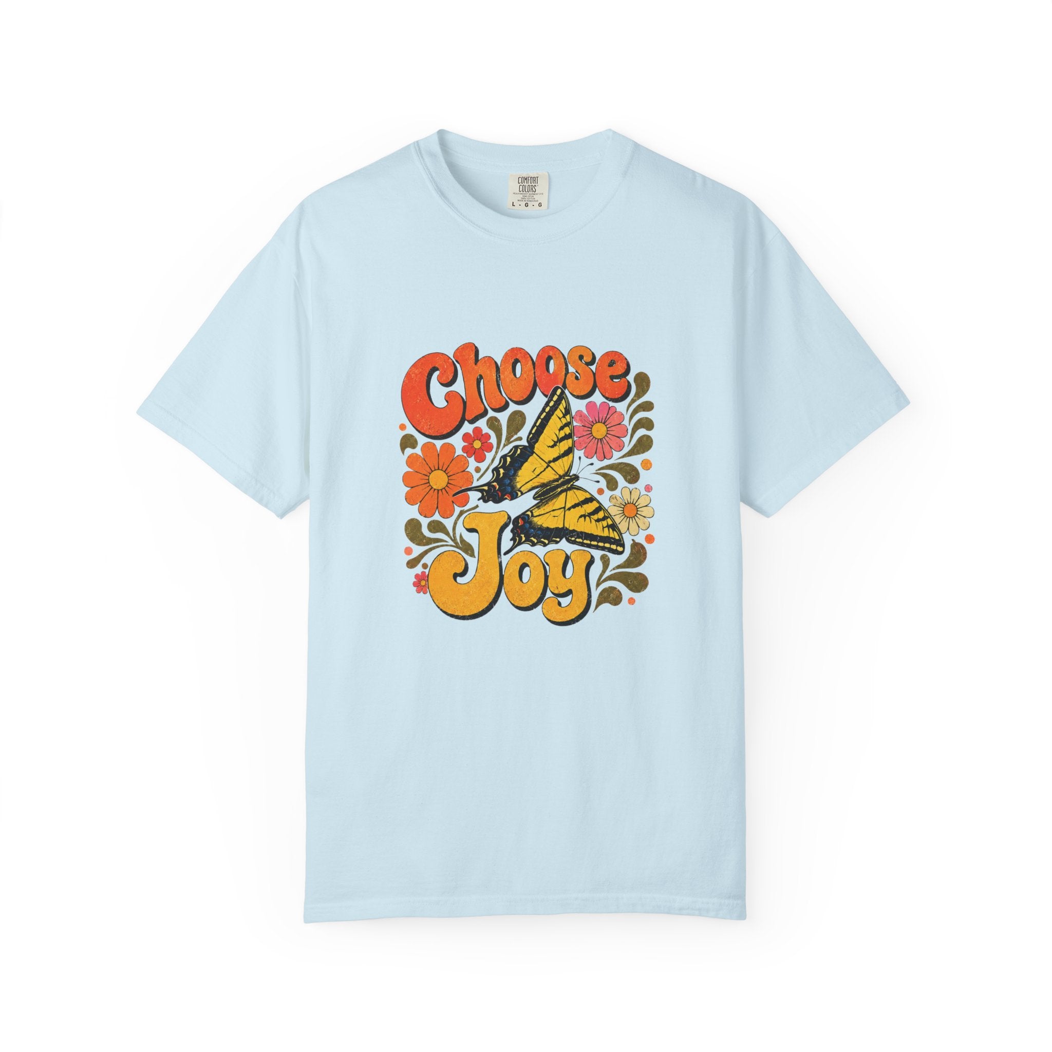 Choose Joy - Retro Butterfly Tee