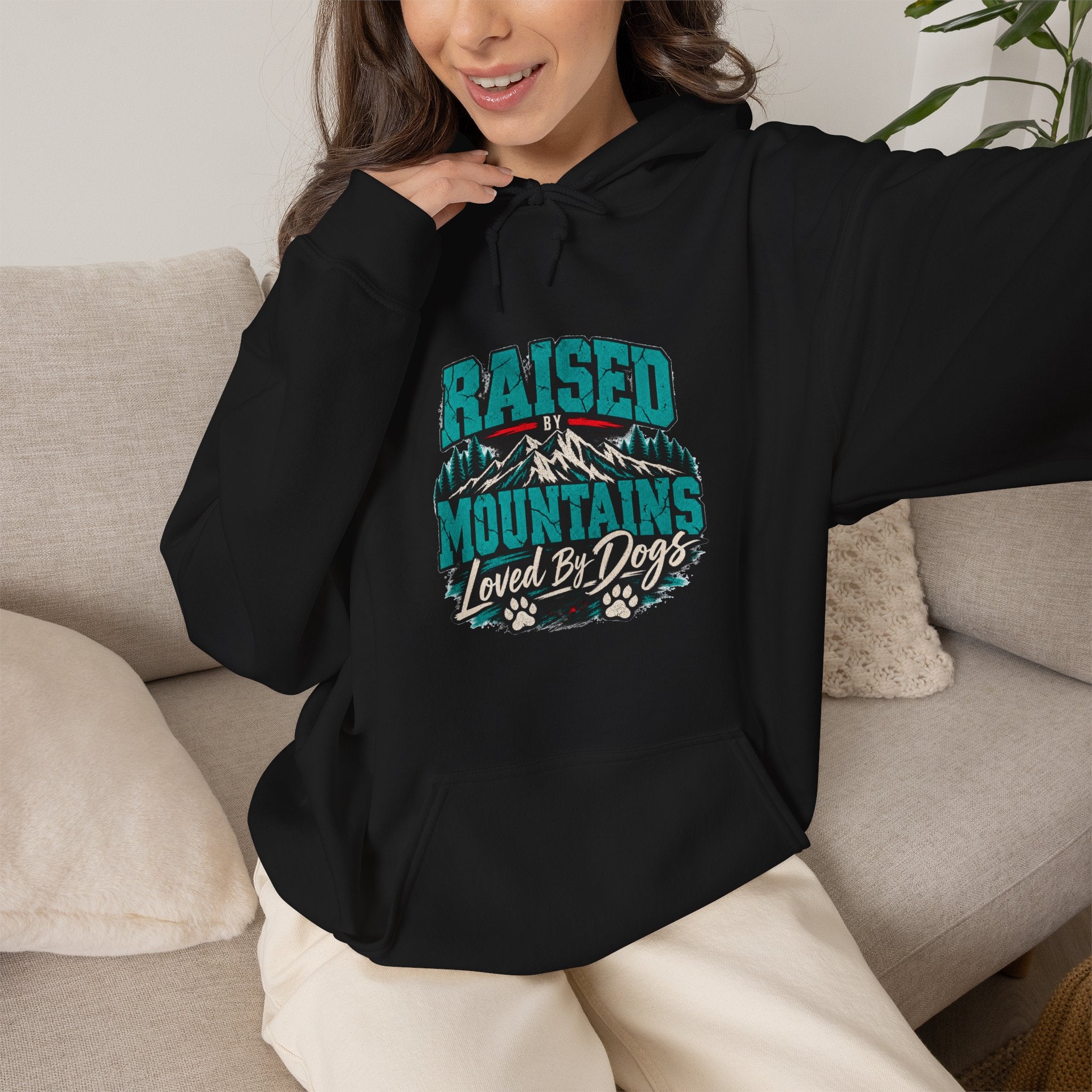 Raised by Mountains Hoodie — Soft Fleece
