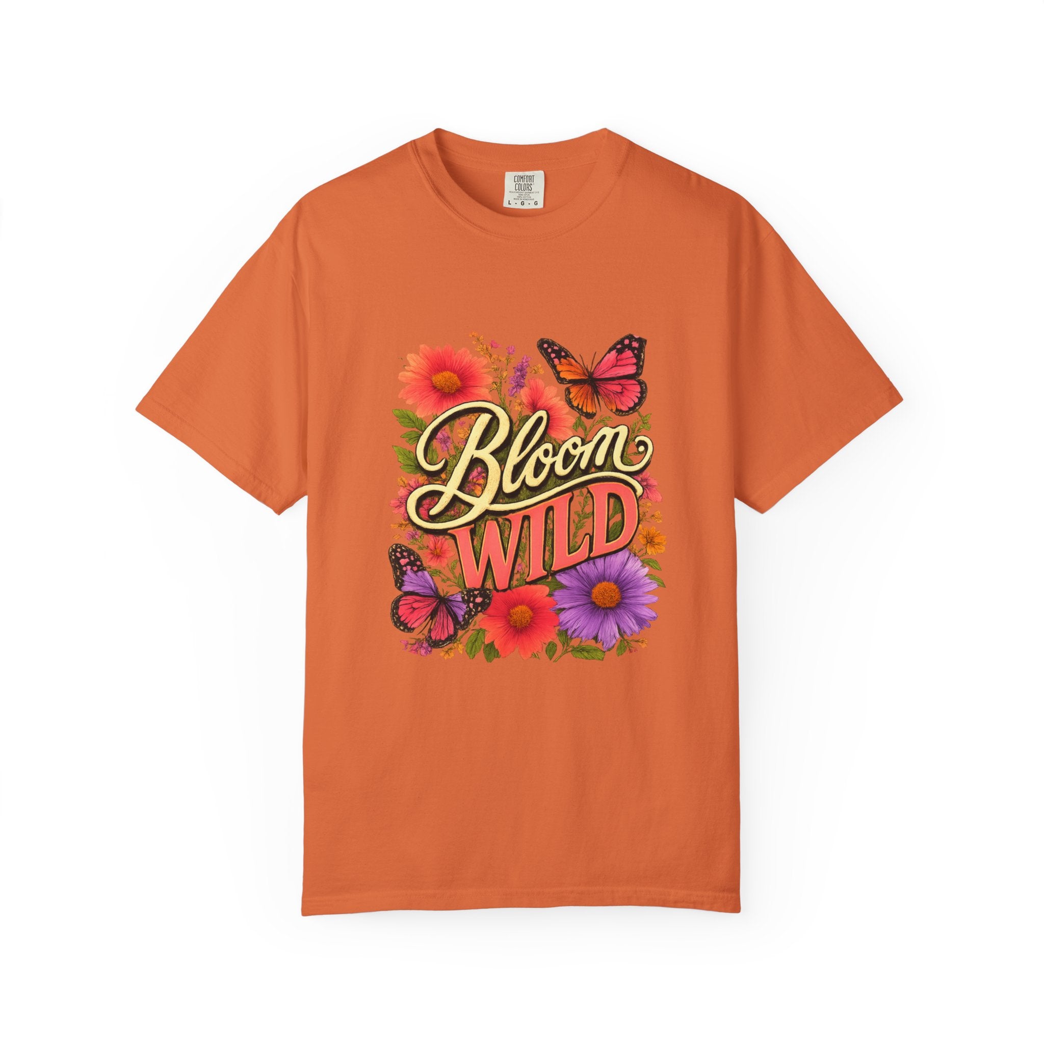 Bloom Wild - Vibrant Butterfly Wildflower Tee