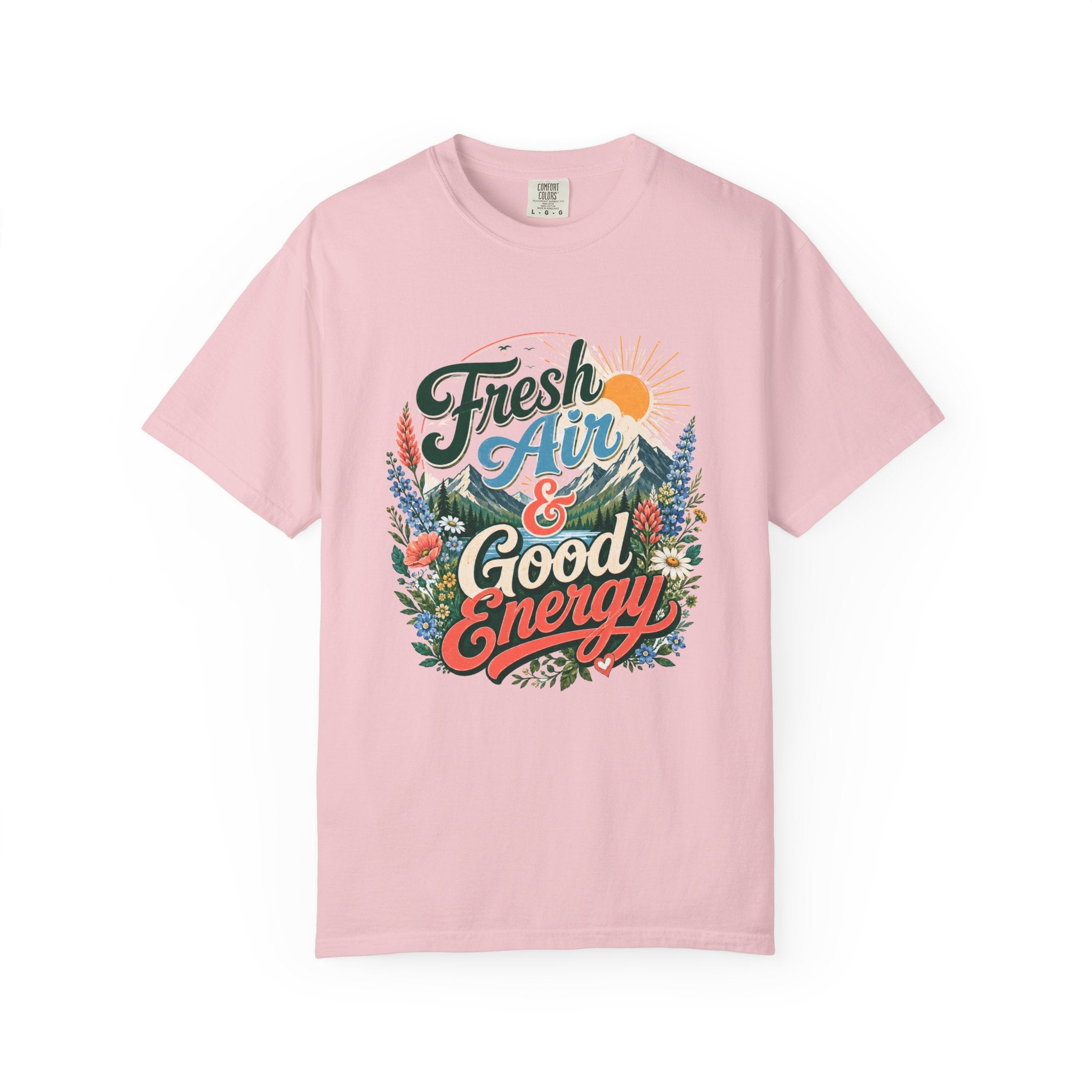 Fresh Air & Good Energy - Mountain Wildflower Tee