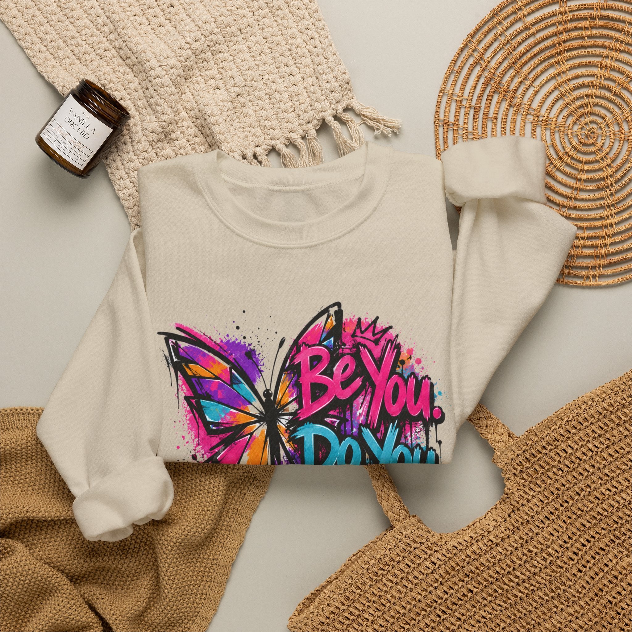 Be You. Do You. For You. — Graffiti Sweatshirt