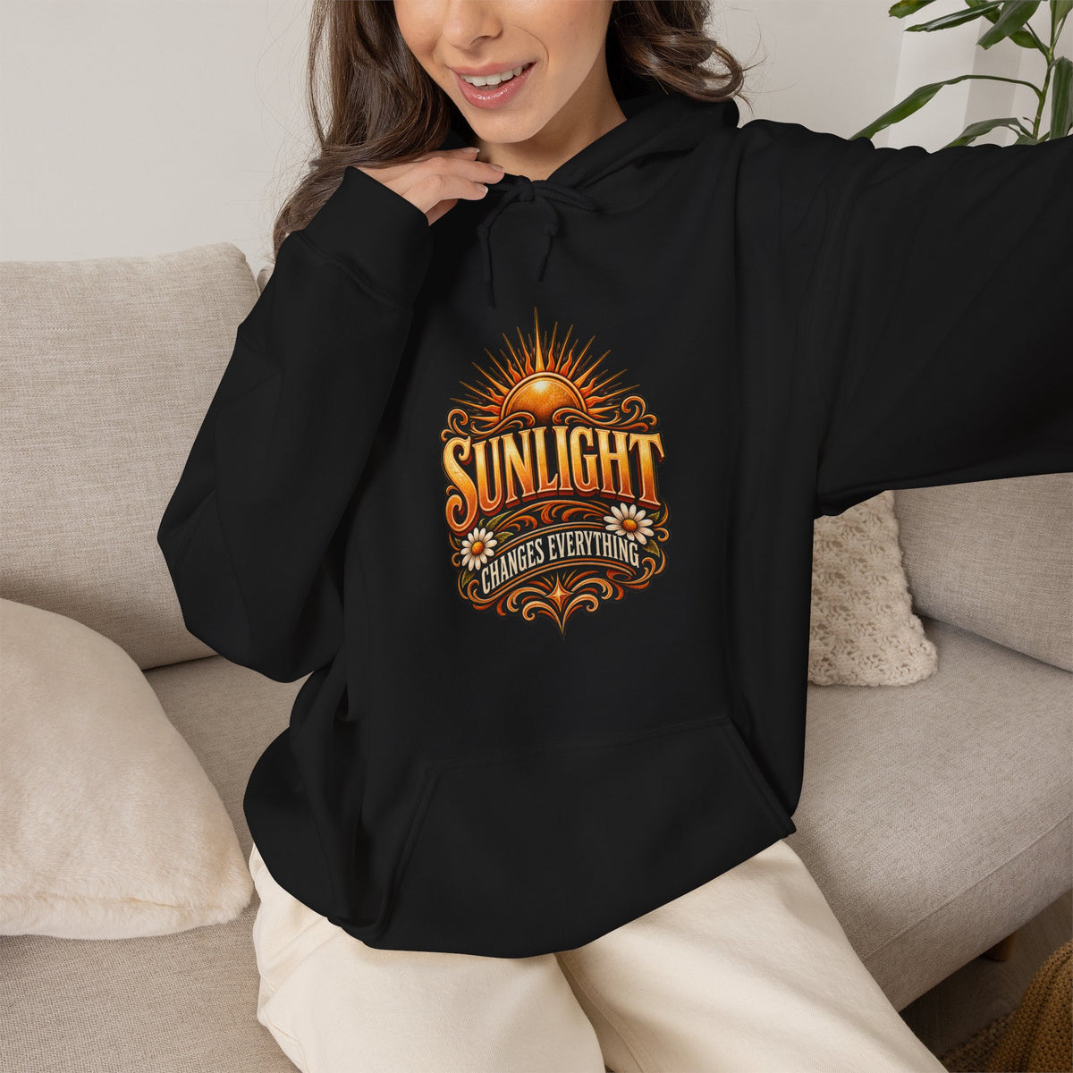 Sunlight Changes Everything Hooded Sweatshirt