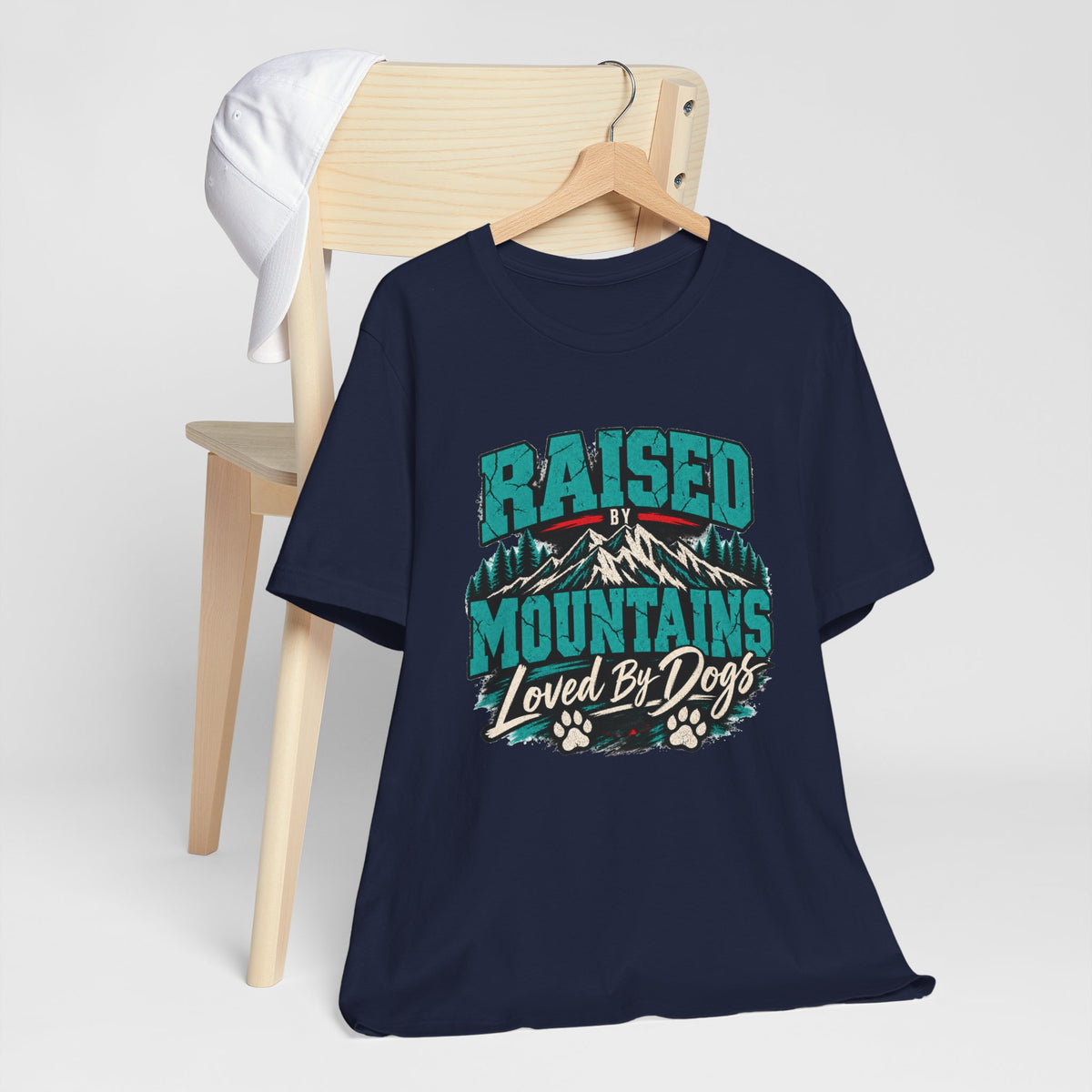 Raised by Mountains T-Shirt — Garment-Dyed Cotton