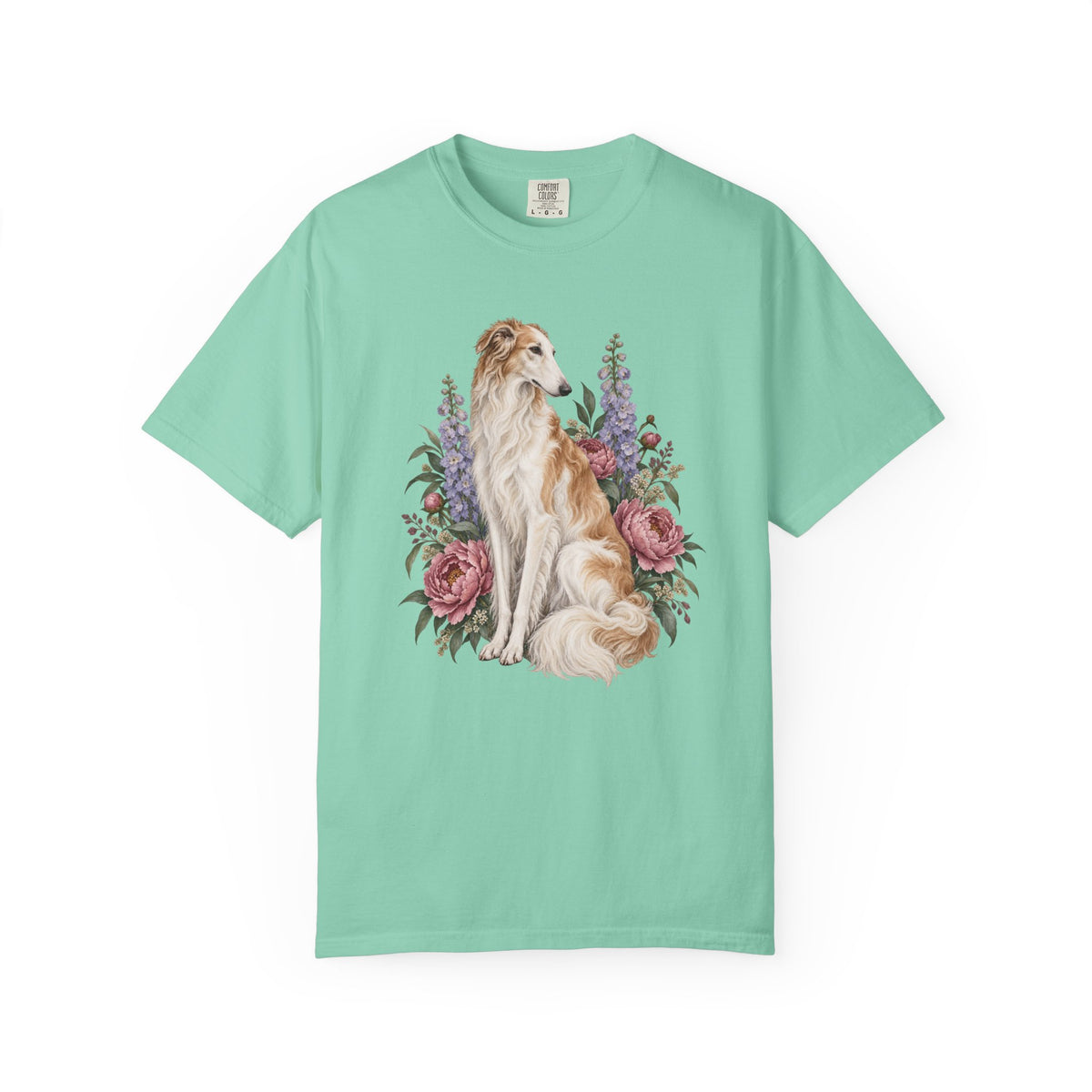 Borzoi T-Shirt — Poetry in Bloom