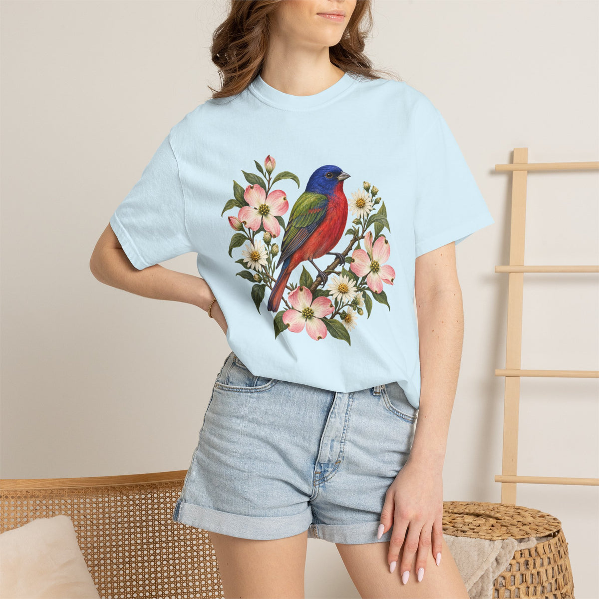 Painted Bunting T-Shirt — A Song in Color