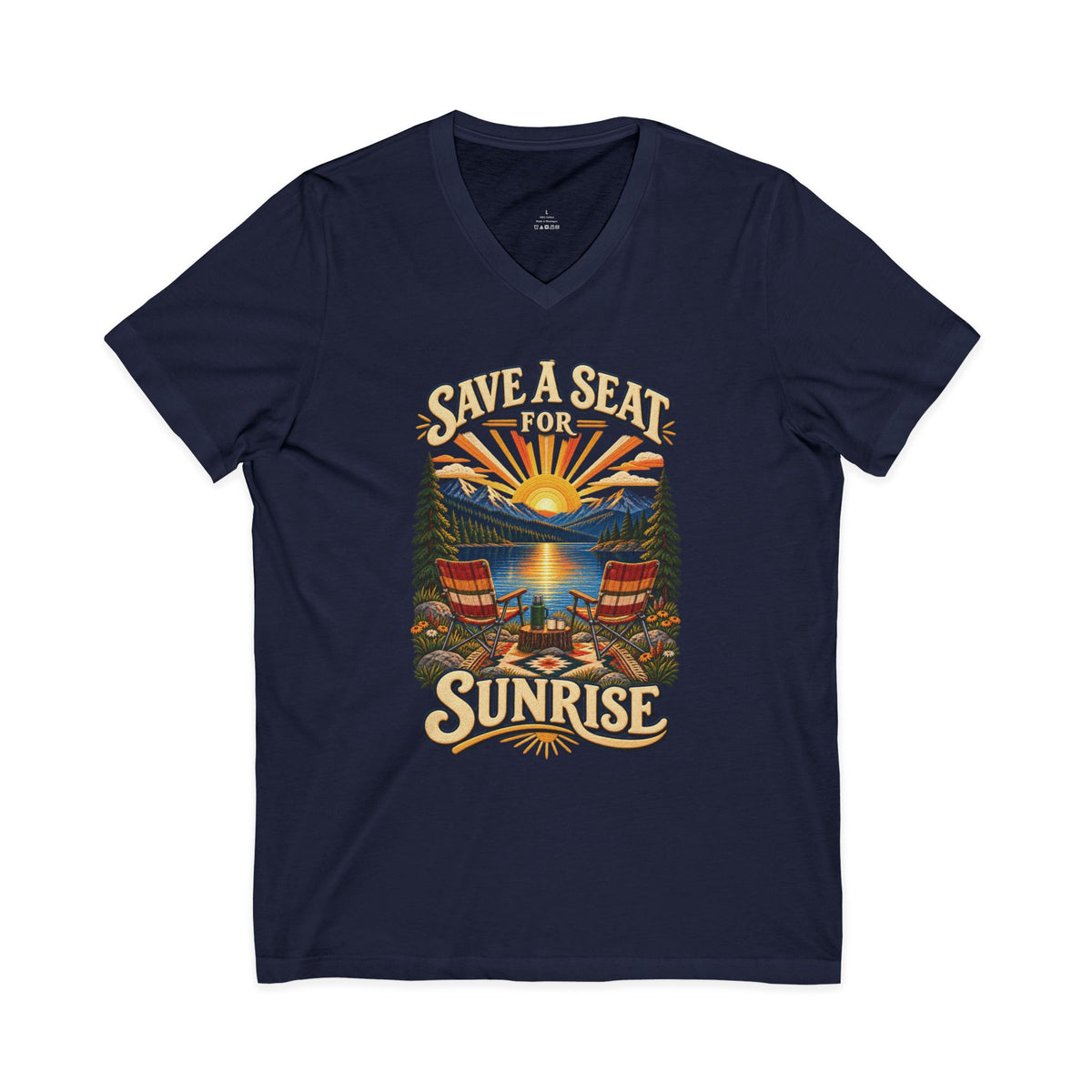 Save a Seat for Sunrise V-Neck T-Shirt