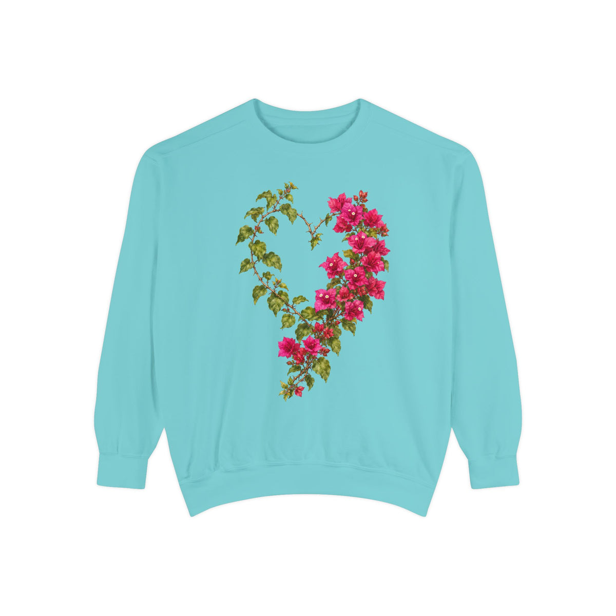 Bougainvillea Heart Sweatshirt