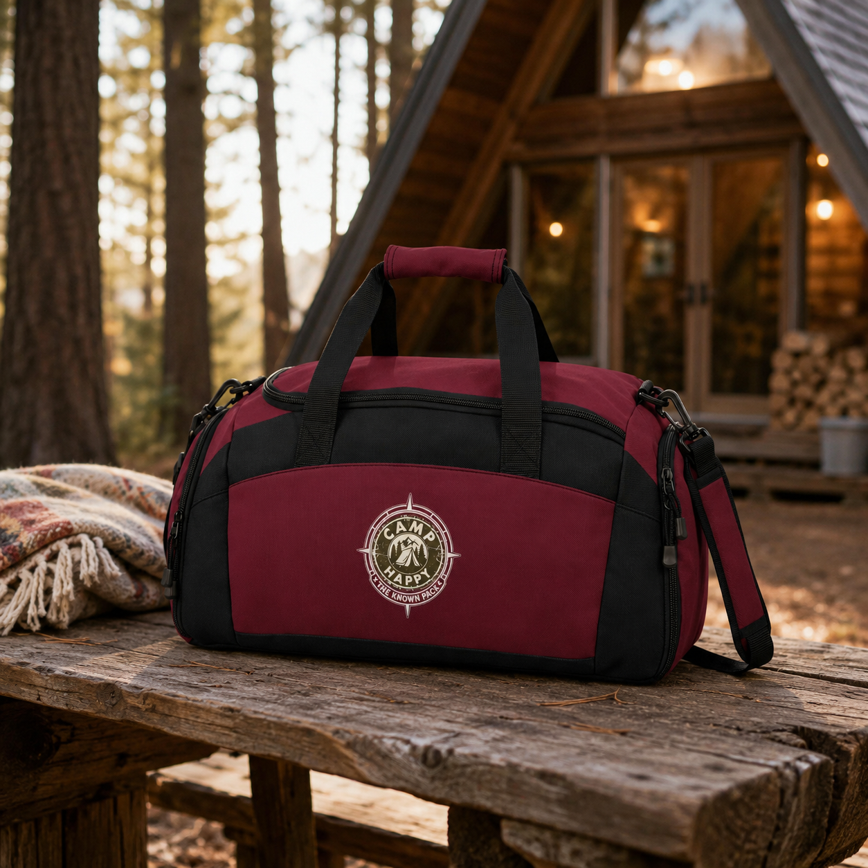 The Known Pack Camping Bag — Camp Happy Weekender Duffel