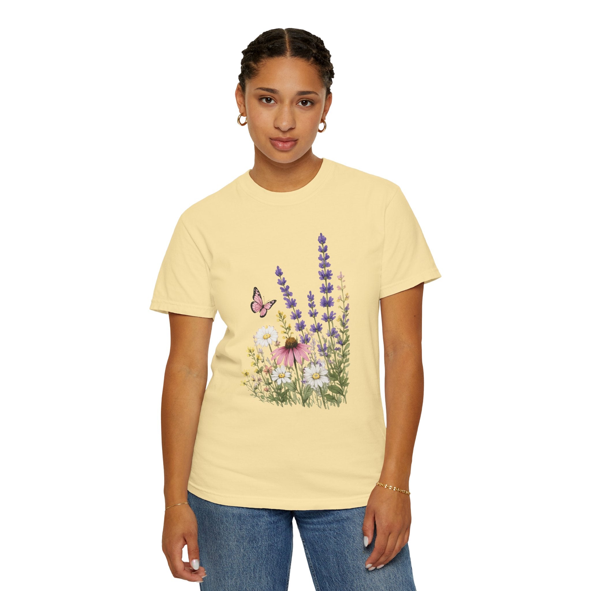 Wildflower Meadow — Botanical Butterfly Tee