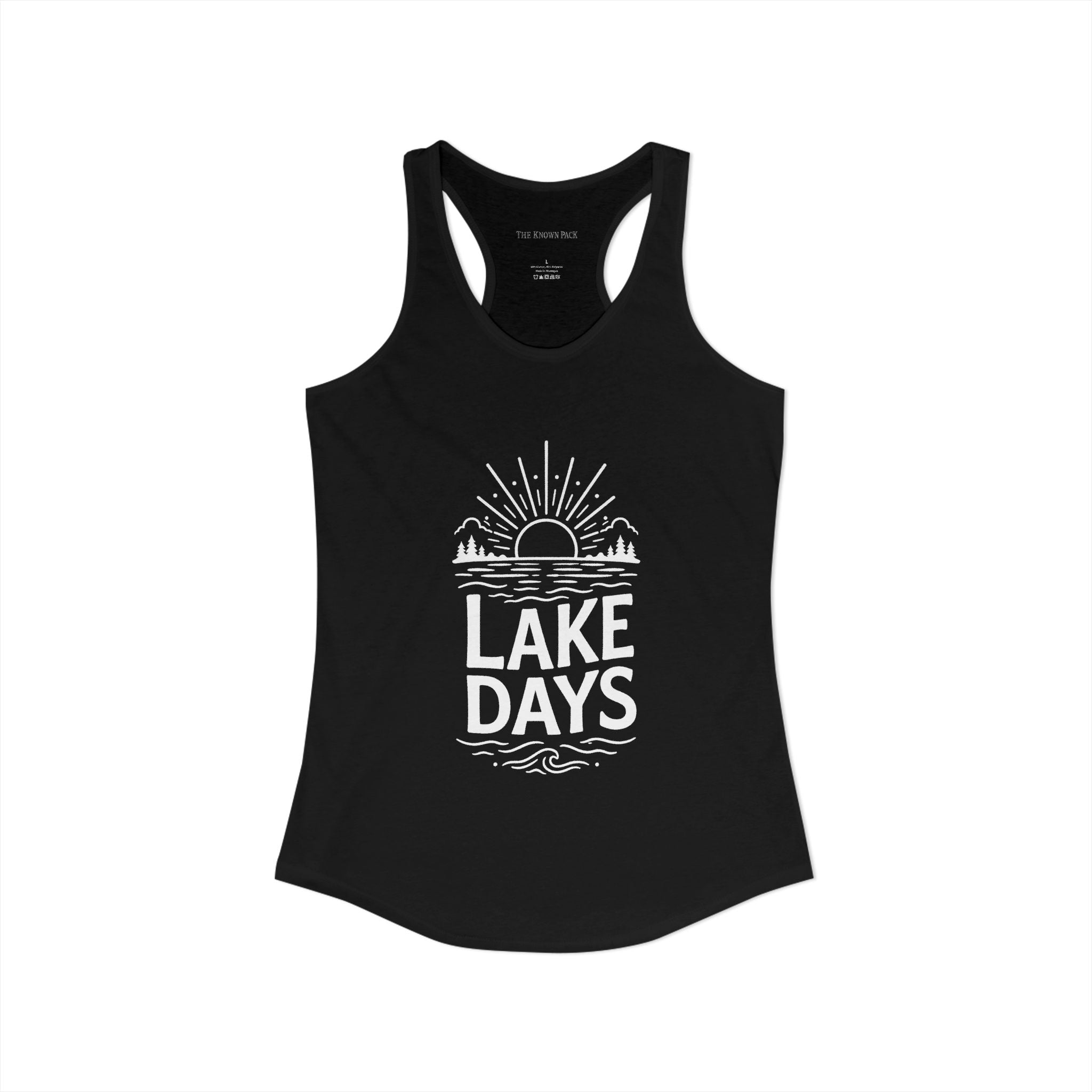 Lake Days — Women's Racerback Tank