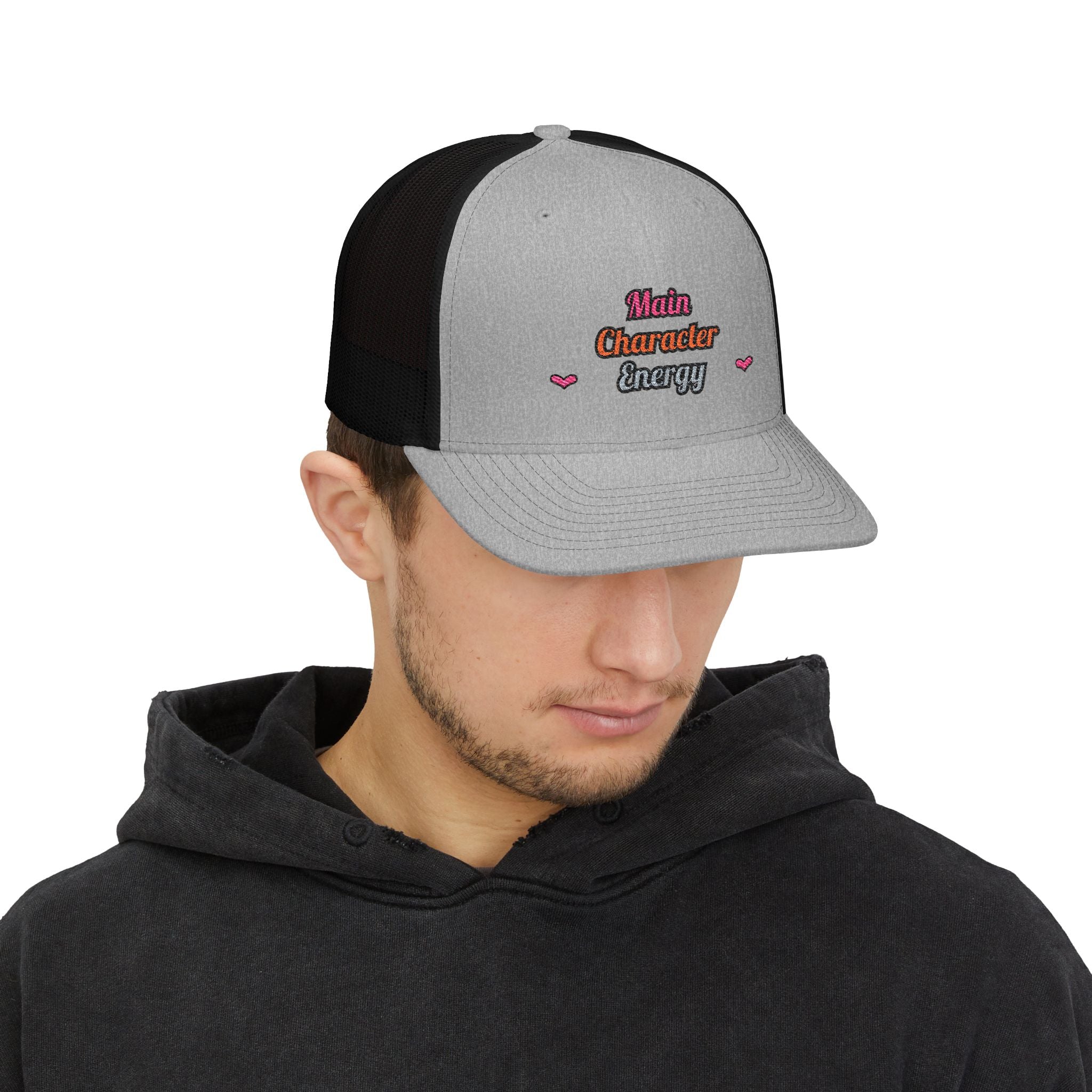 Main Character Energy — Embroidered Trucker Hat
