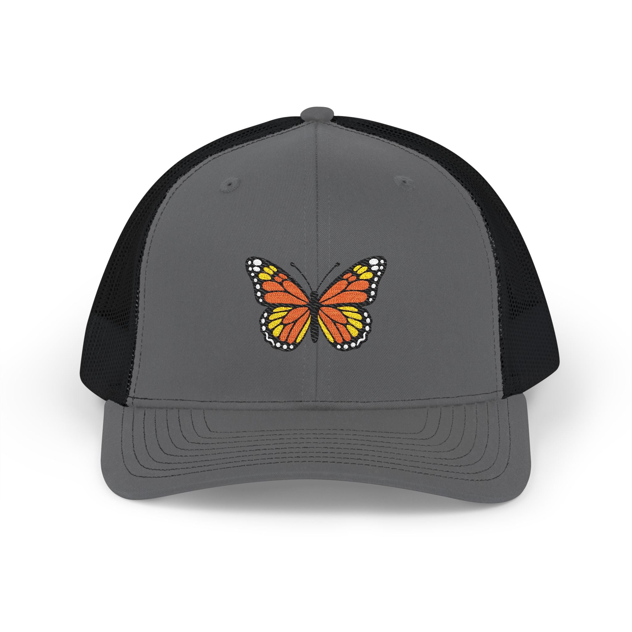 Monarch Meadow — Embroidered Trucker Hat