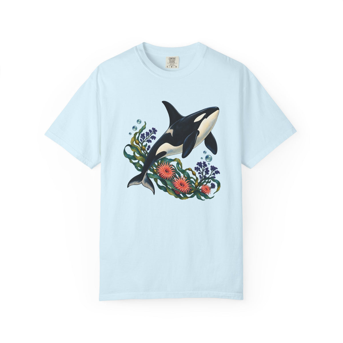 Orca, Kelp & Anemone T-Shirt — Garment-Dyed Cotton