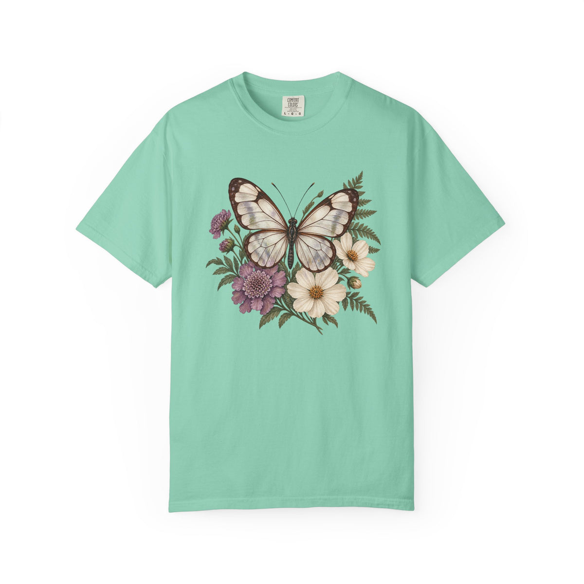 Butterfly Shirt — On Quiet Wings Botanical Tee
