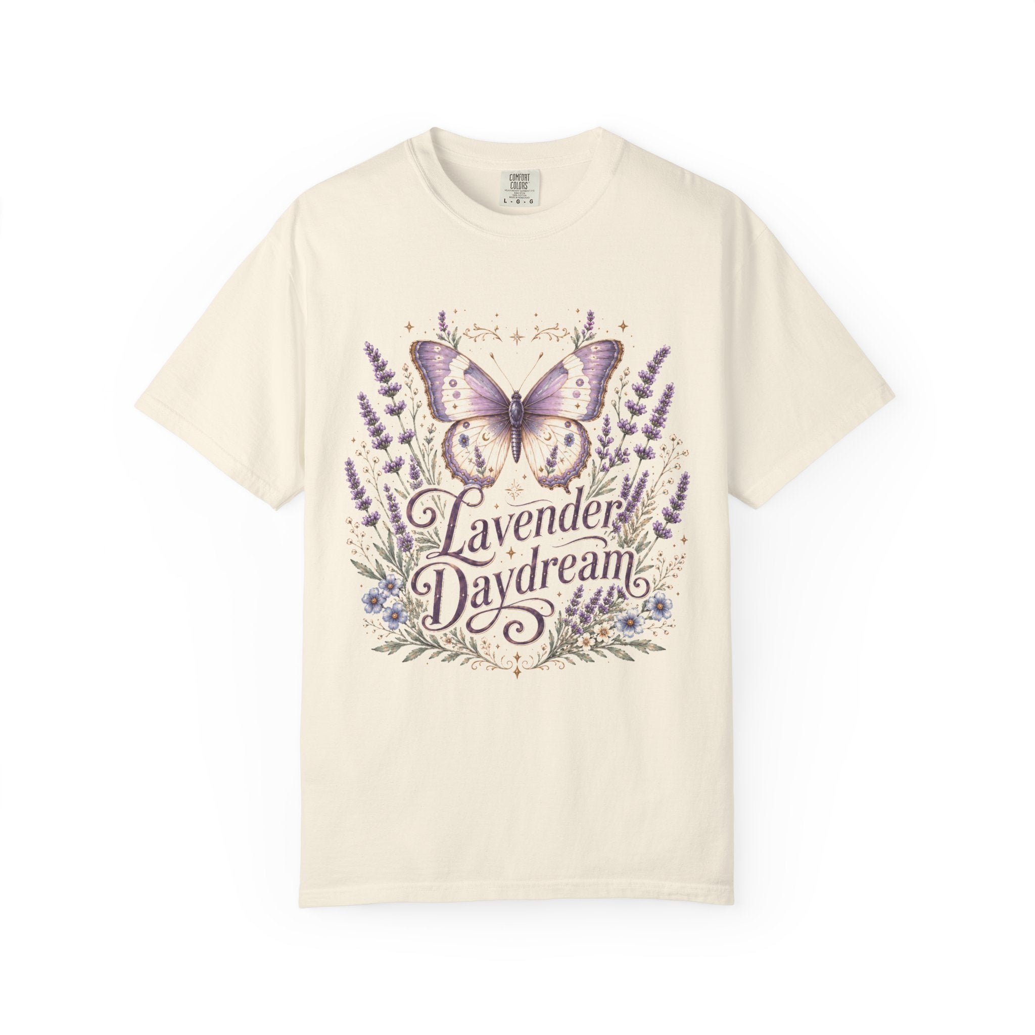 Lavender Daydream - Butterfly & Lavender Botanical Tee