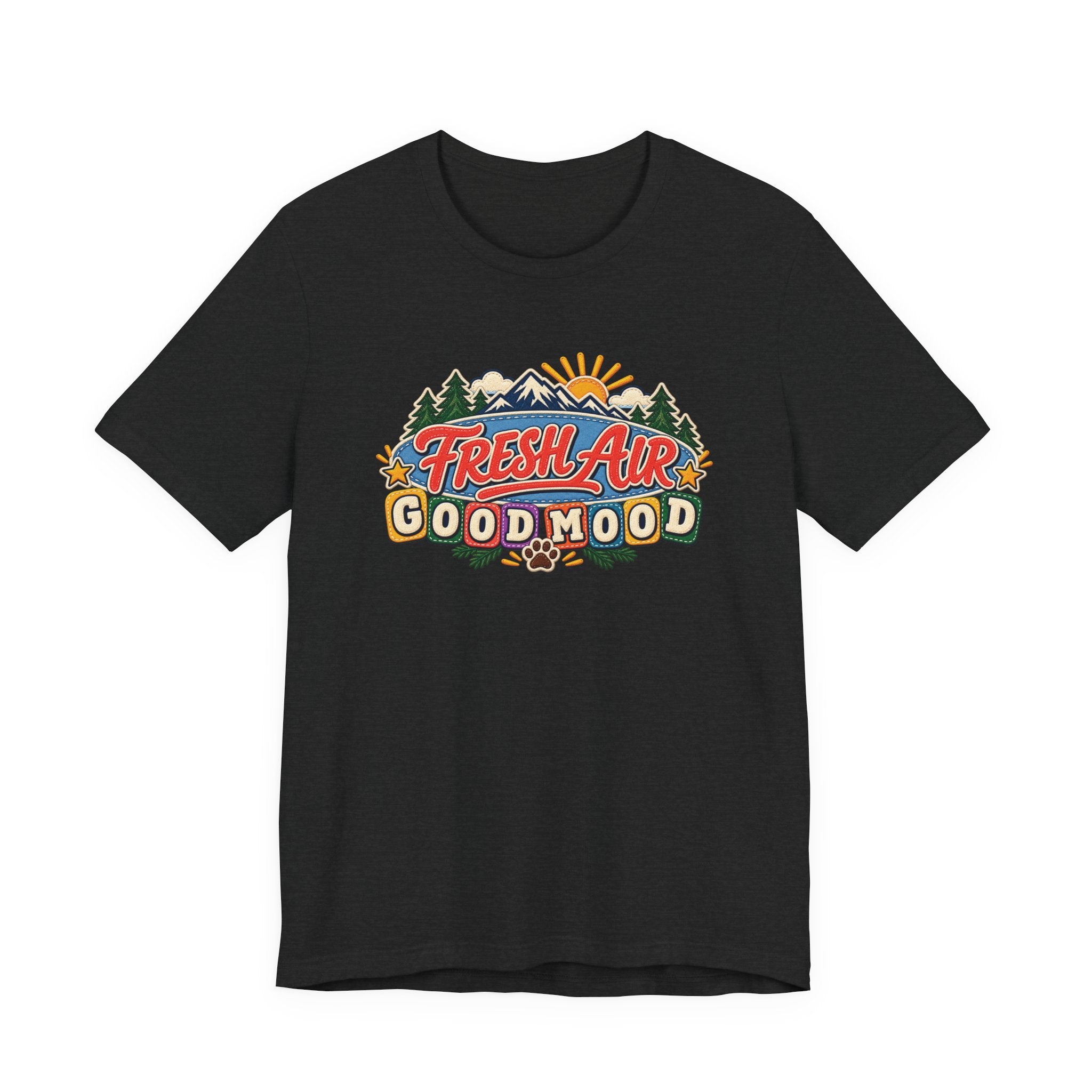 Fresh Air Good Mood T-Shirt — Garment-Dyed Cotton