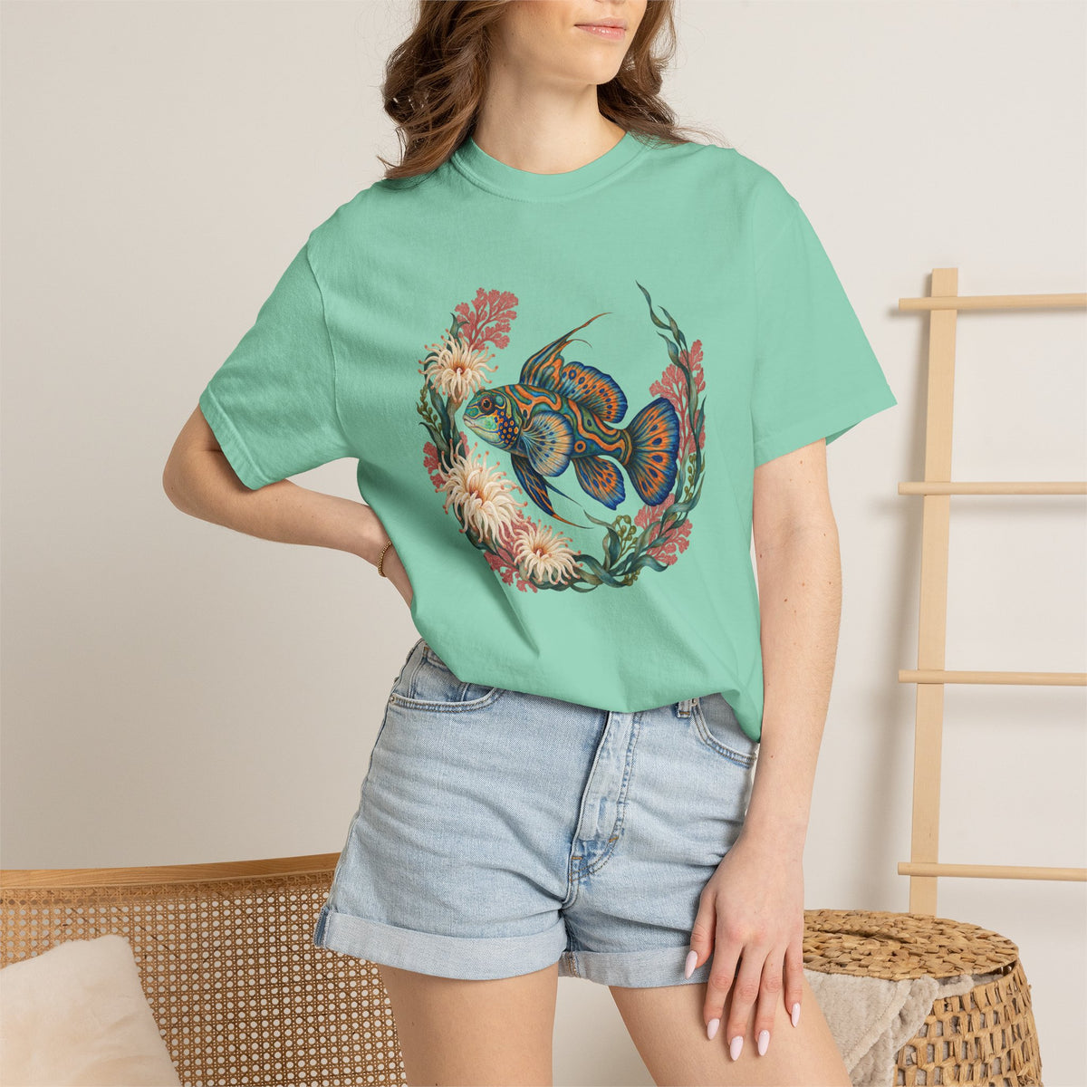 Bernese Mountain Dog Peony Tee