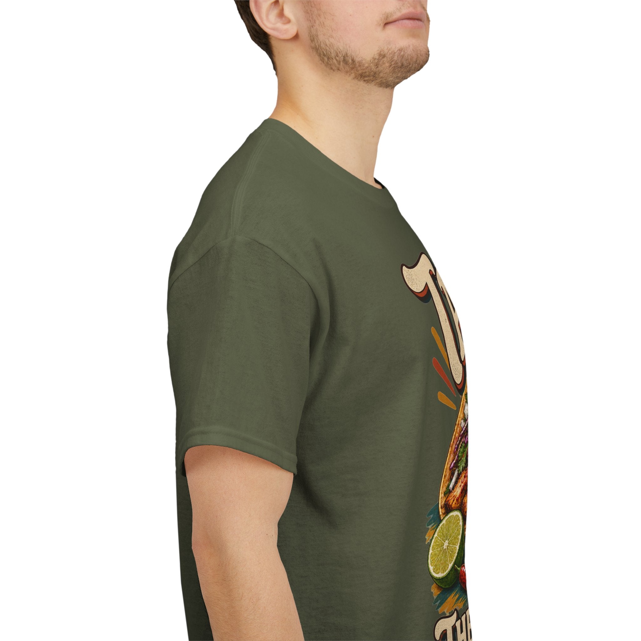 Tacos. Then Talk. Funny Taco T-Shirt