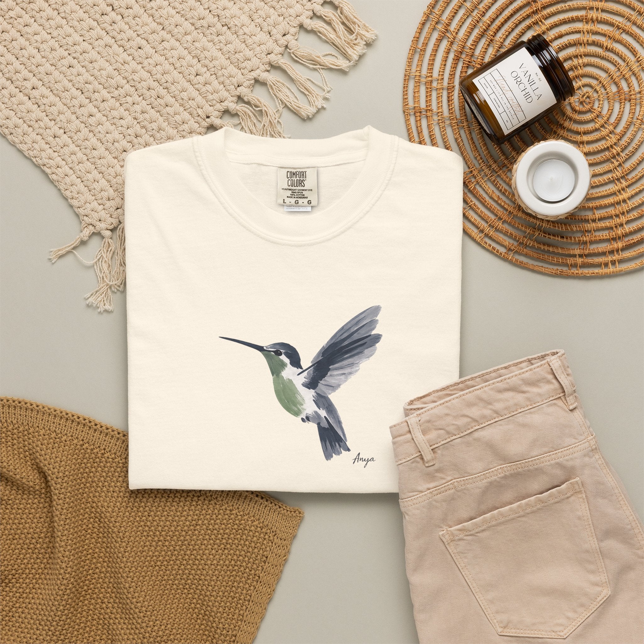 Hummingbird, In Five Strokes