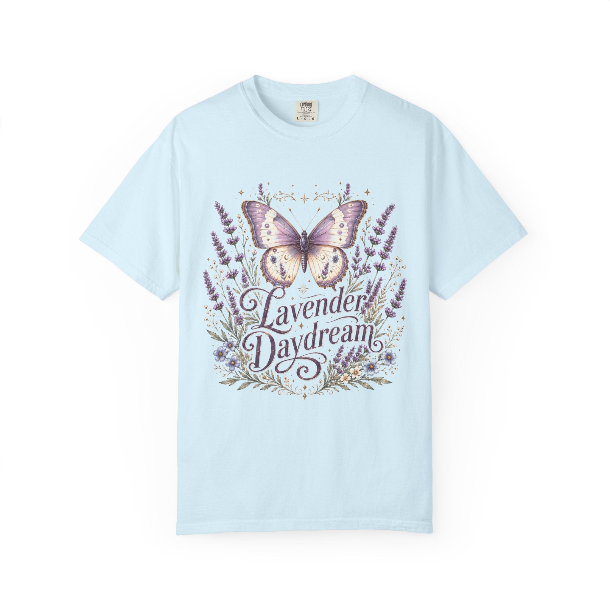 Lavender Daydream - Butterfly & Lavender Botanical Tee