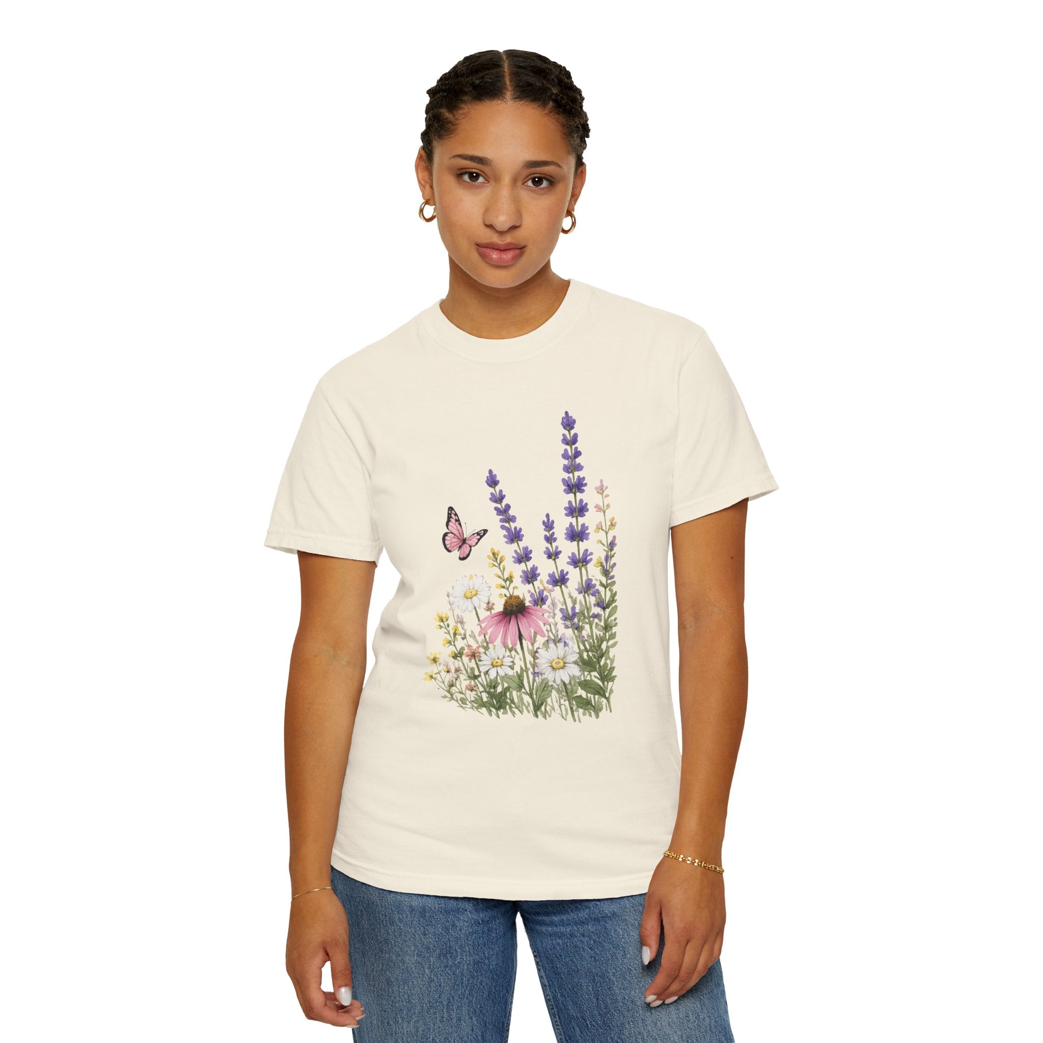 Wildflower Meadow — Botanical Butterfly Tee