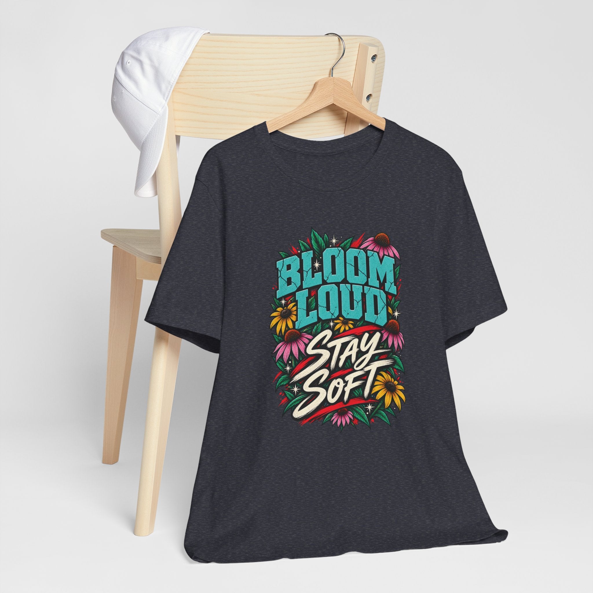 Bloom Loud Floral T-Shirt — Garment-Dyed Cotton