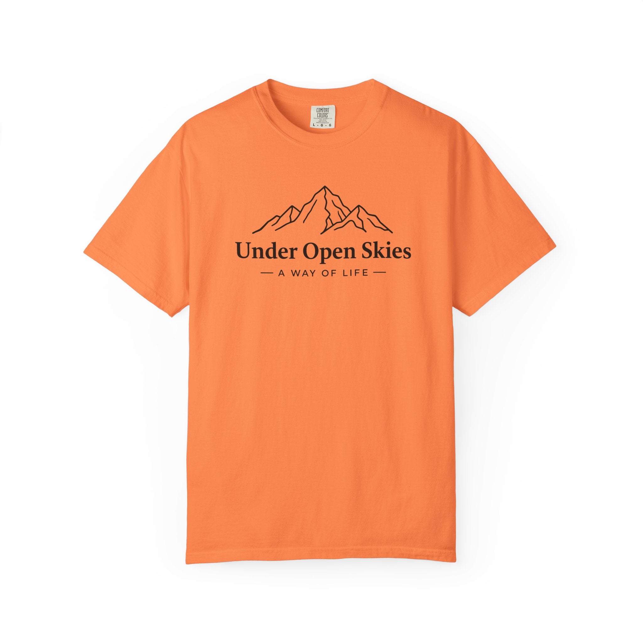 Under Open Skies - Minimalist Mountain Tee