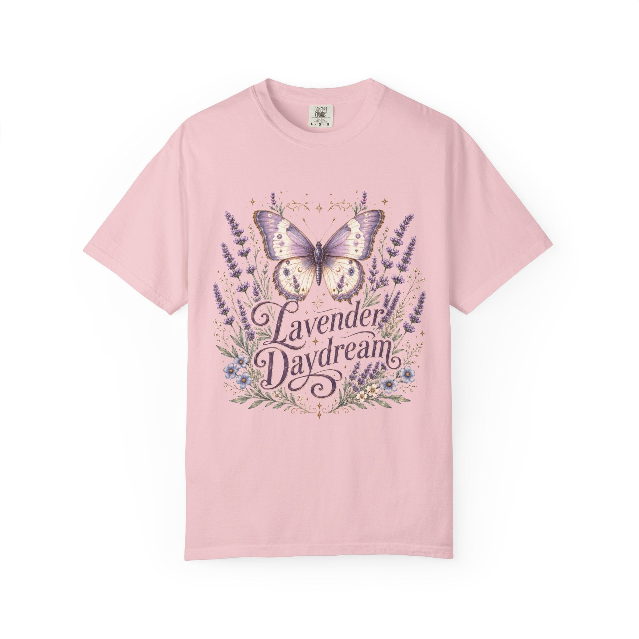 Lavender Daydream - Butterfly & Lavender Botanical Tee