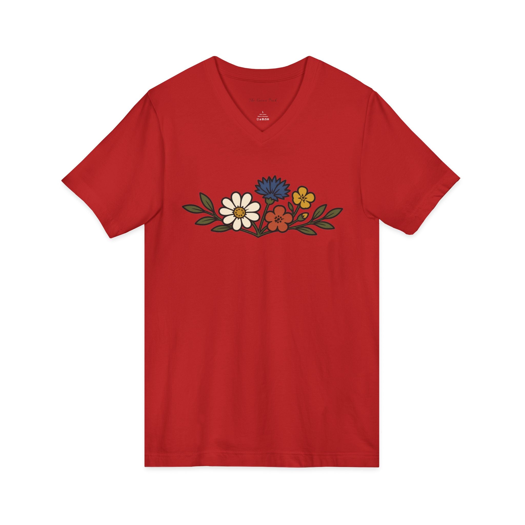 Wildflower Bouquet — V-Neck Tee