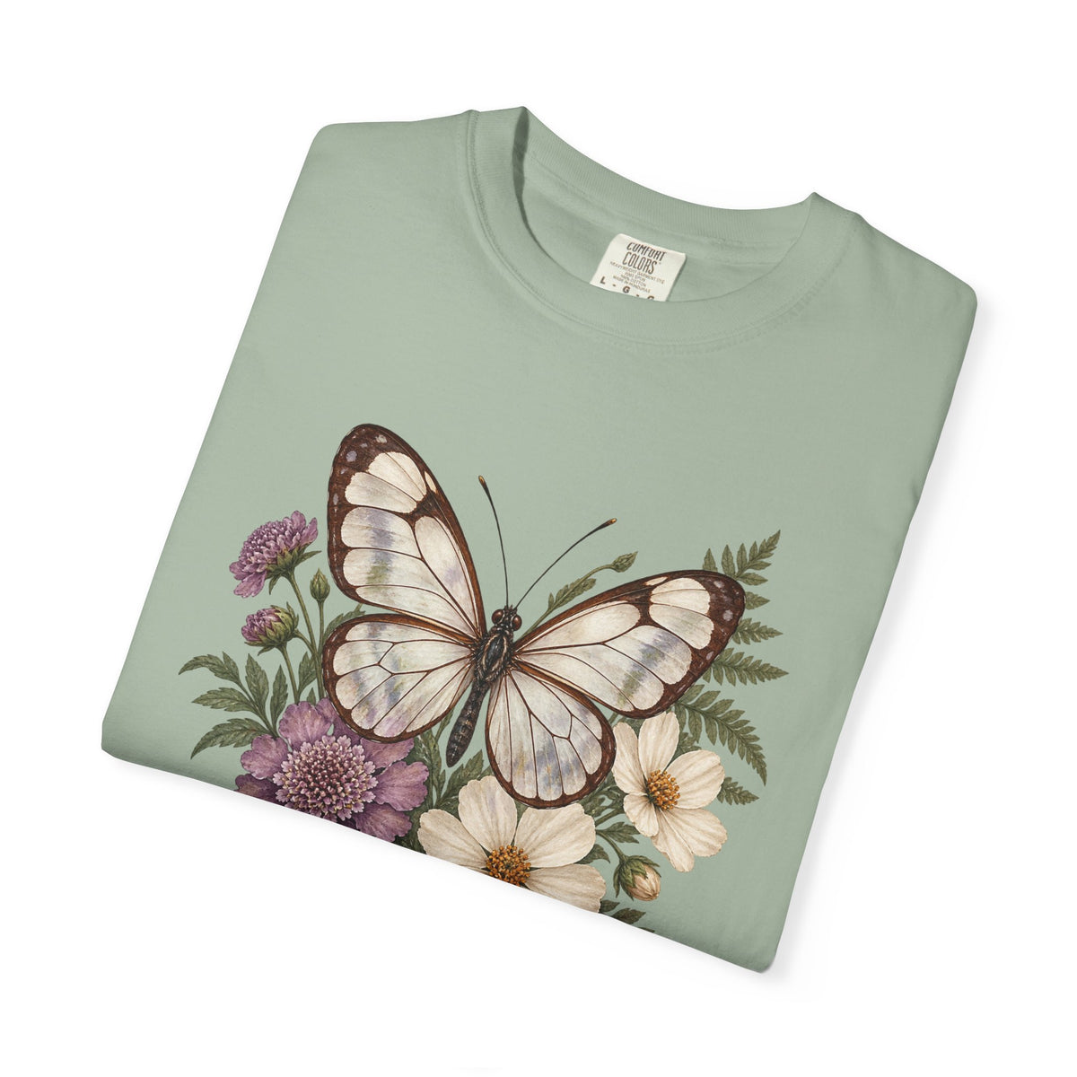 Butterfly Shirt — On Quiet Wings Botanical Tee