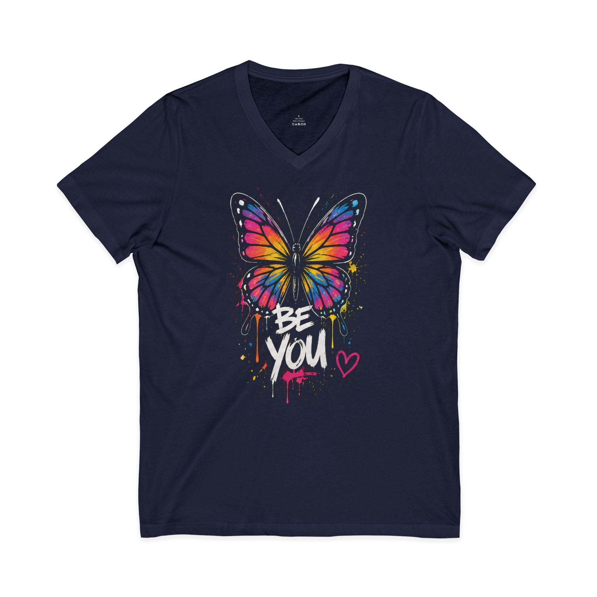 Be You — Graffiti V-Neck Tee
